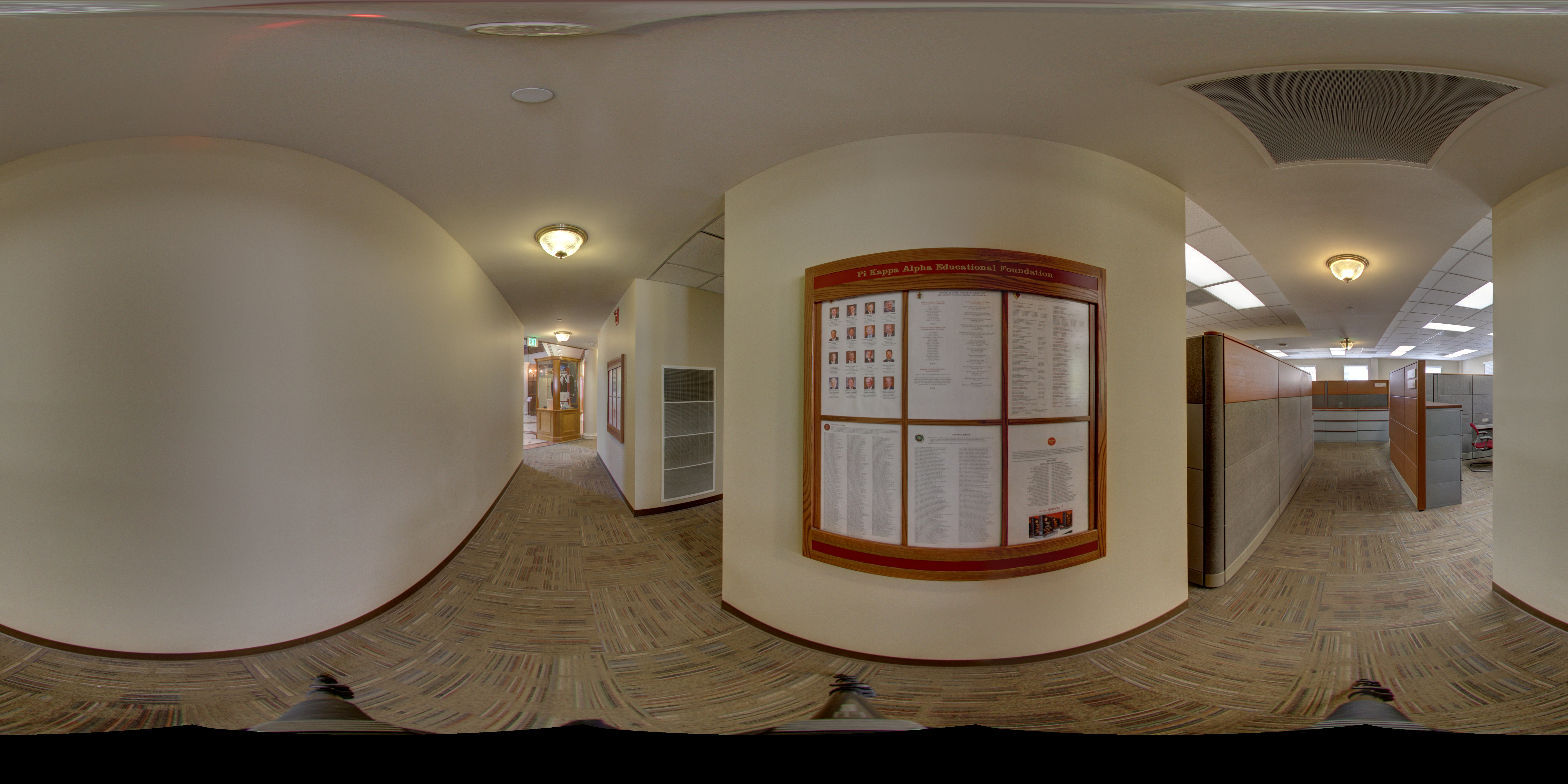 Memorial Headquarters Hallway Panoramic Photograph 3