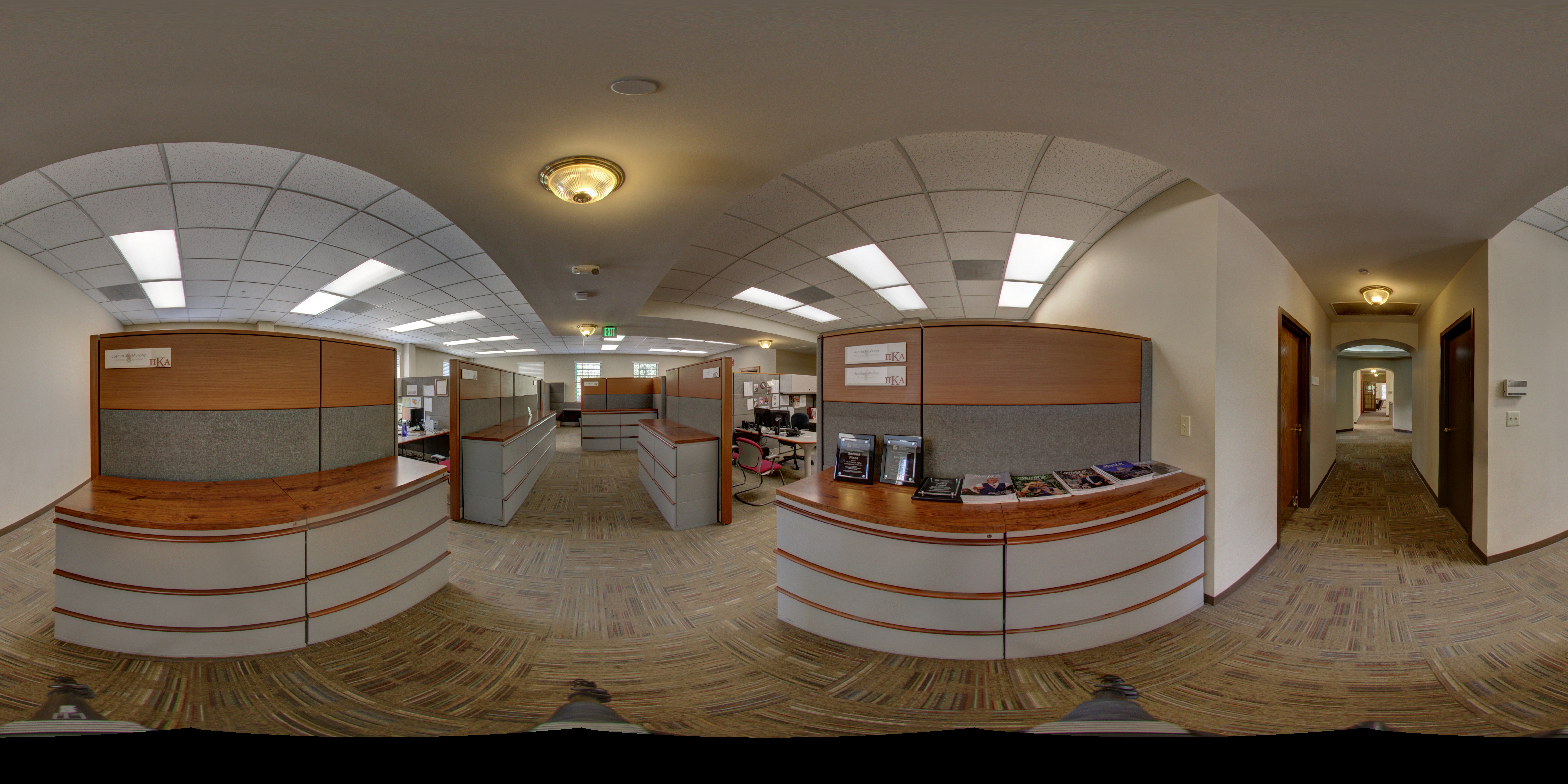 Memorial Headquarters Hallway Panoramic Photograph 7