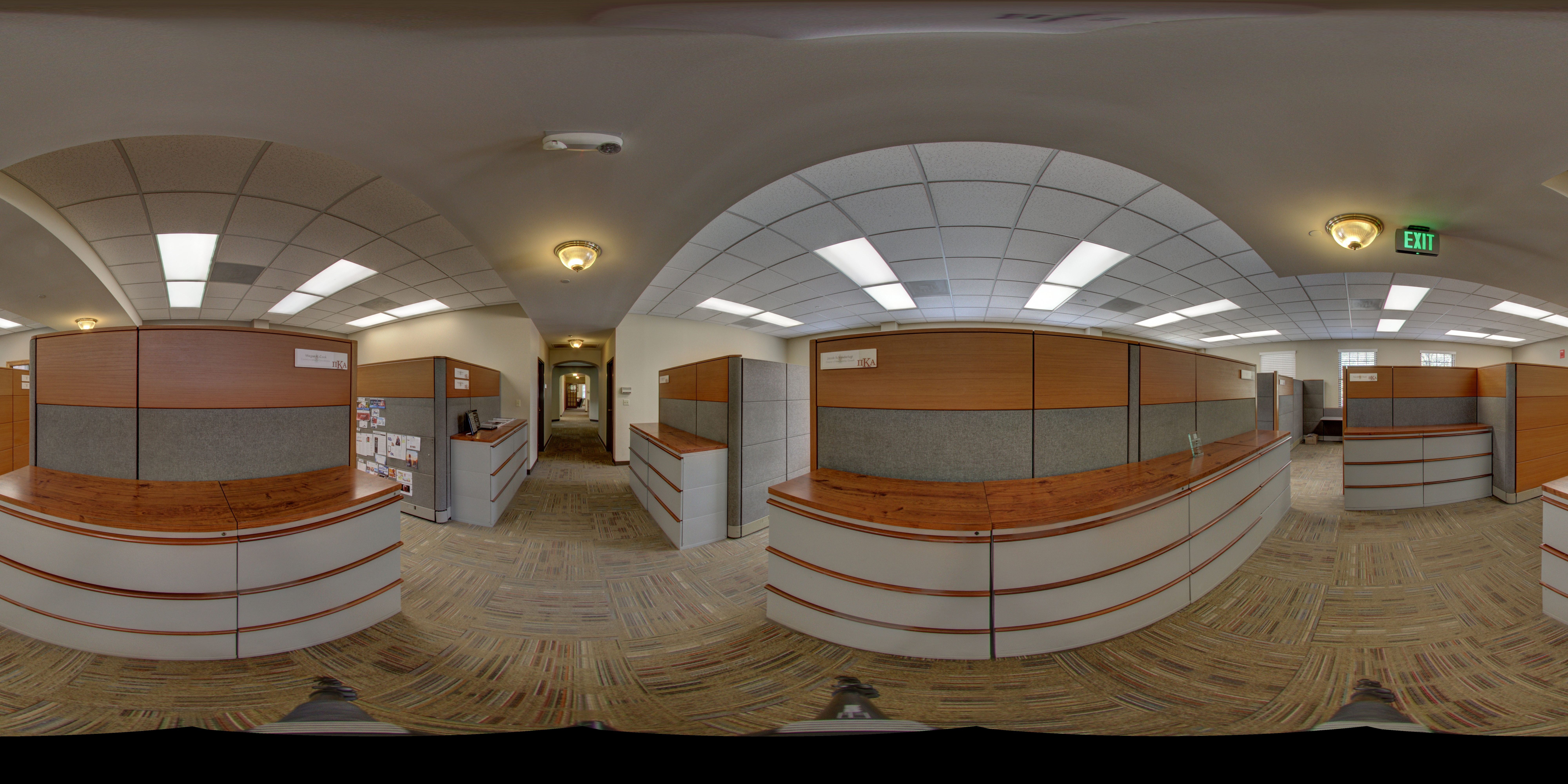 Memorial Headquarters Hallway Panoramic Photograph 6