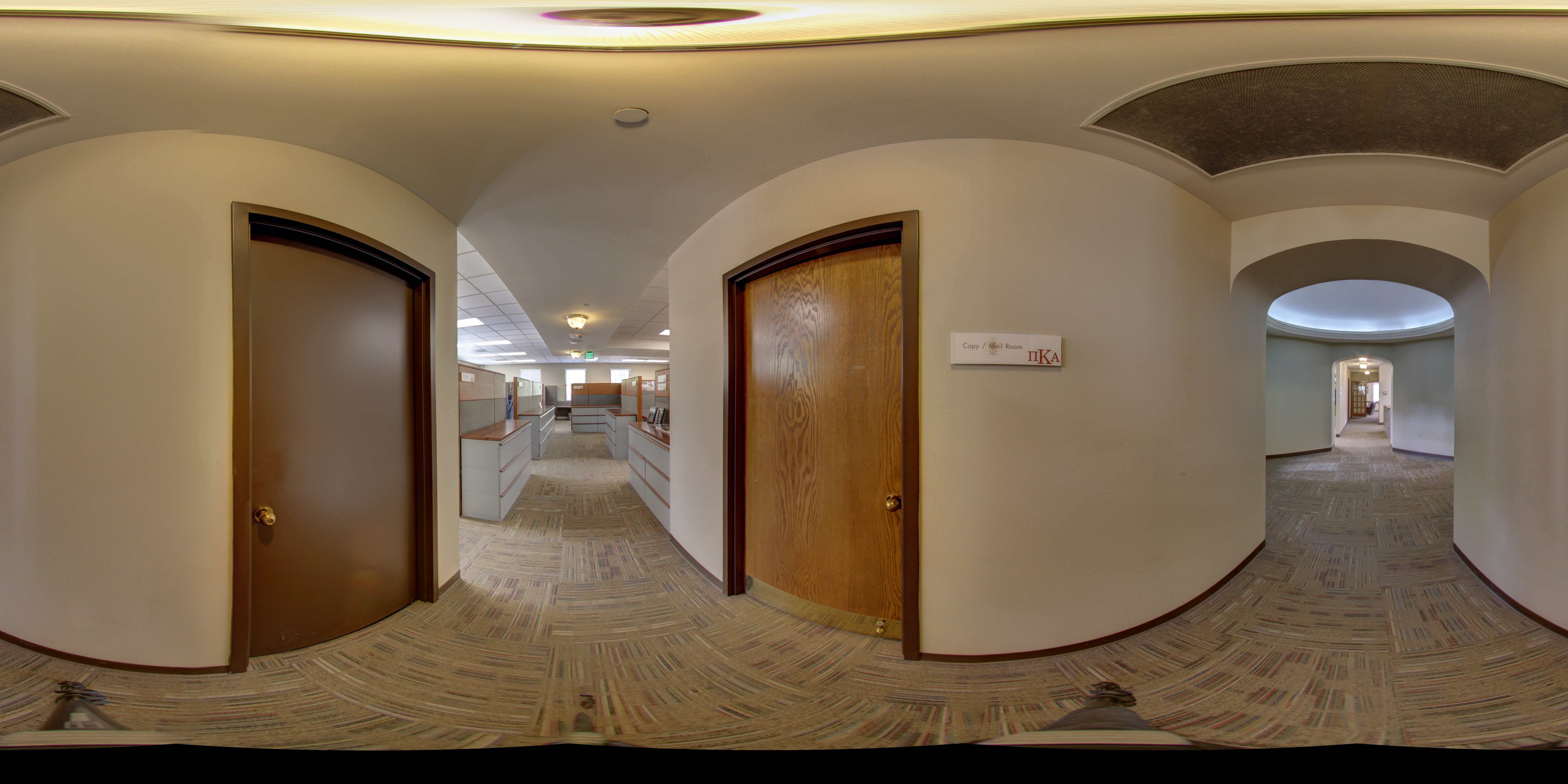 Memorial Headquarters Hallway Panoramic Photograph 8