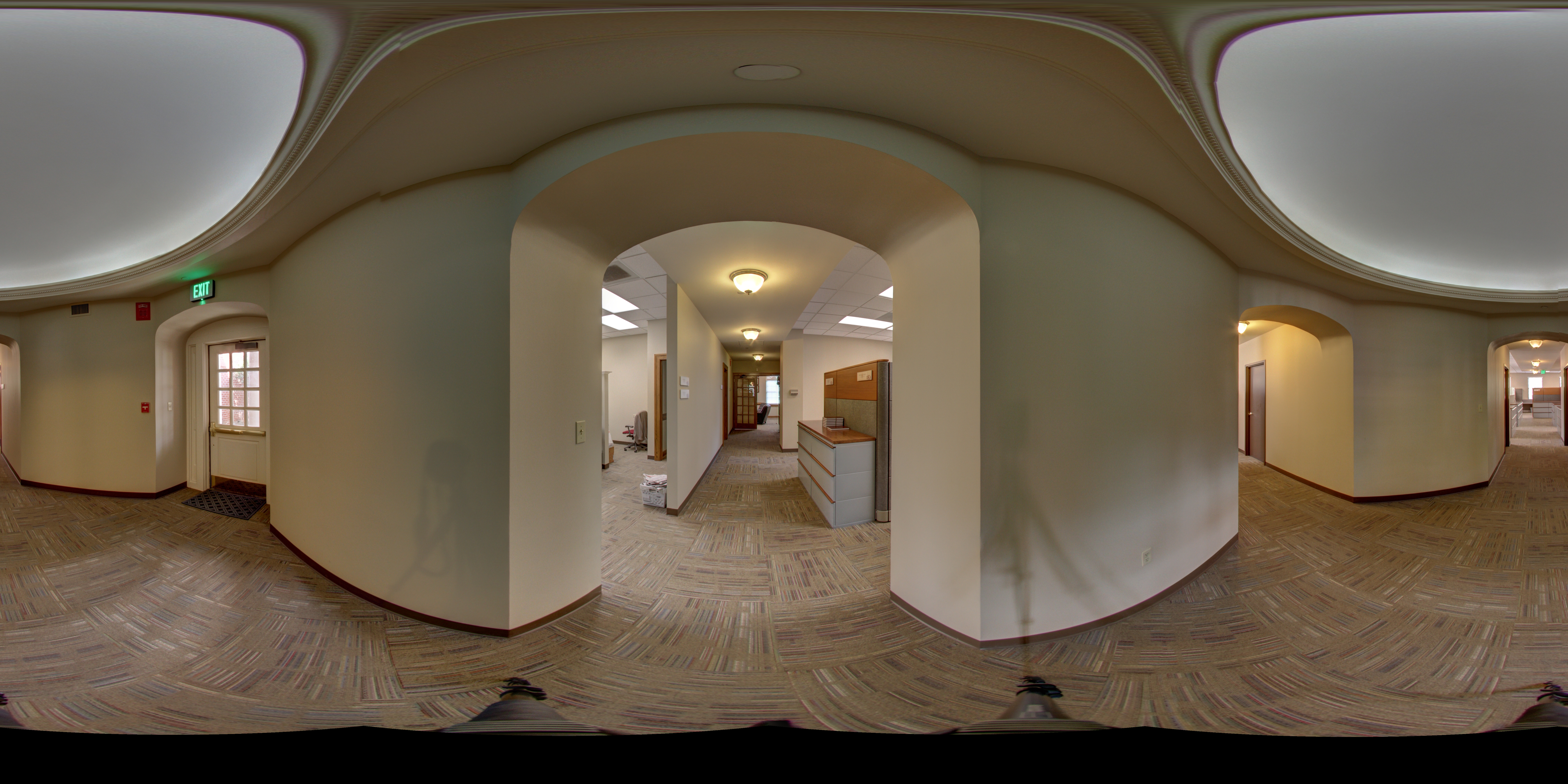 Memorial Headquarters Hallway Panoramic Photograph 10