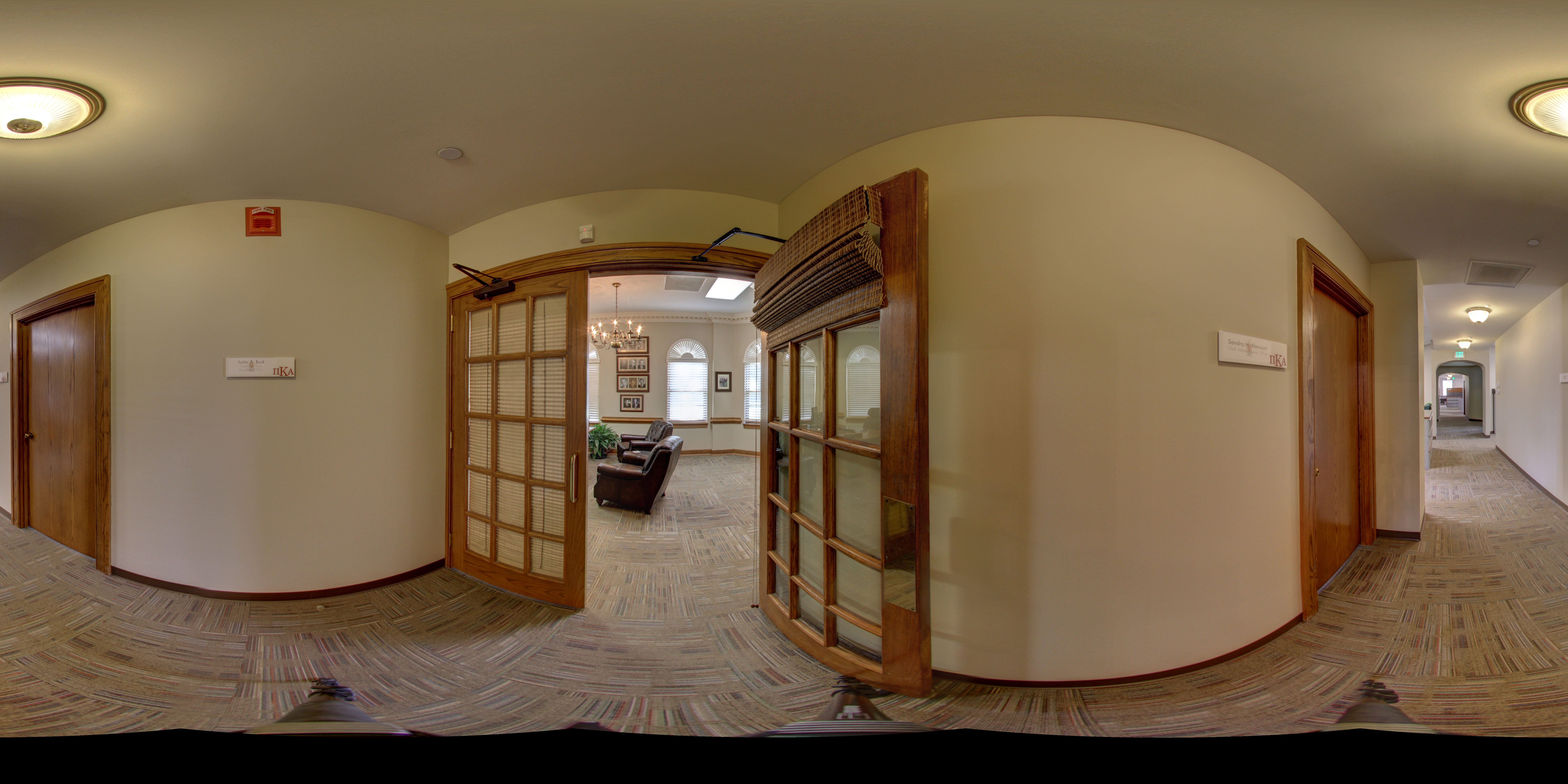 Memorial Headquarters Hallway Panoramic Photograph 13