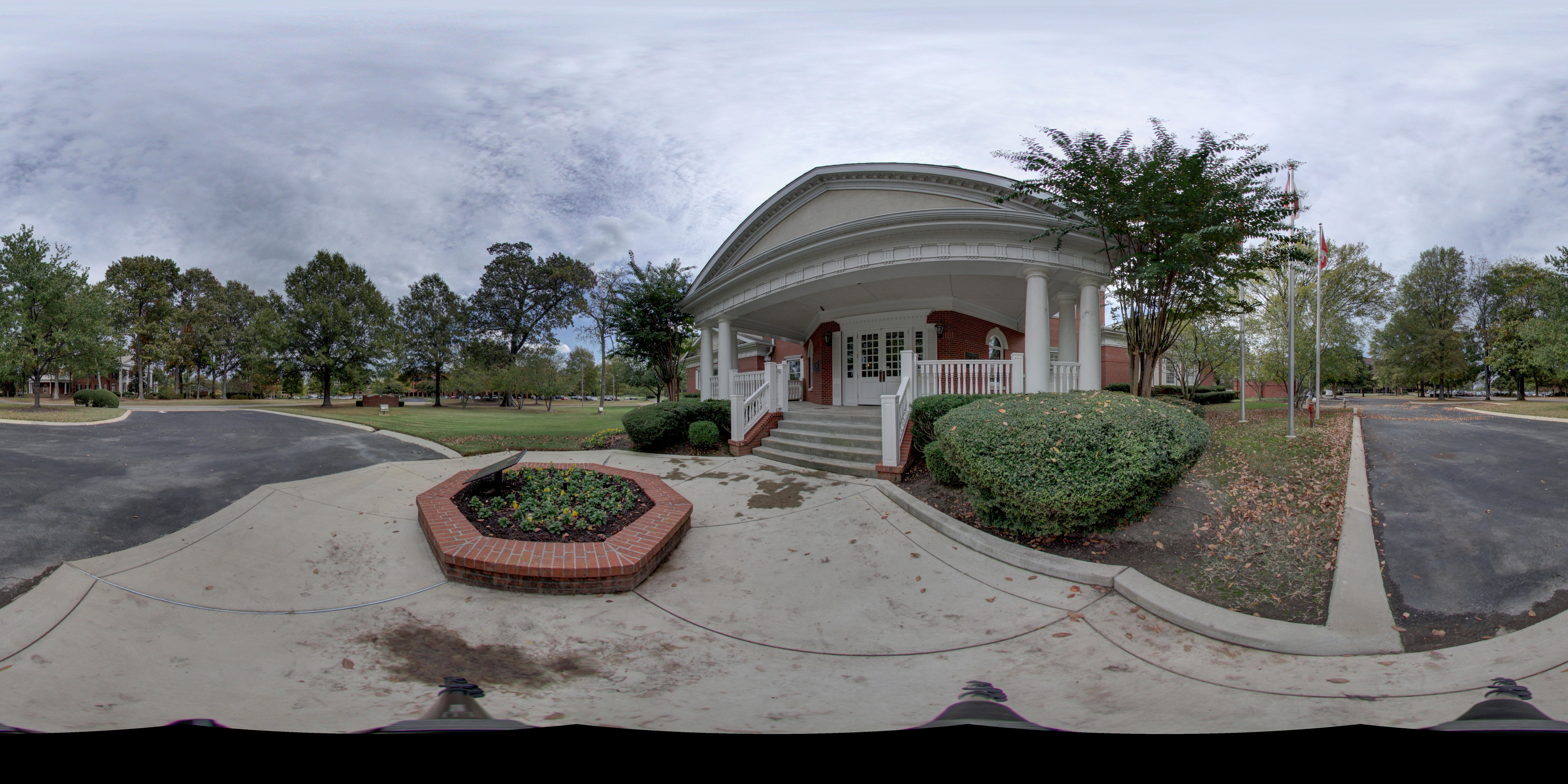 Memorial Headquarters Front Walkway Panoramic Photograph 3