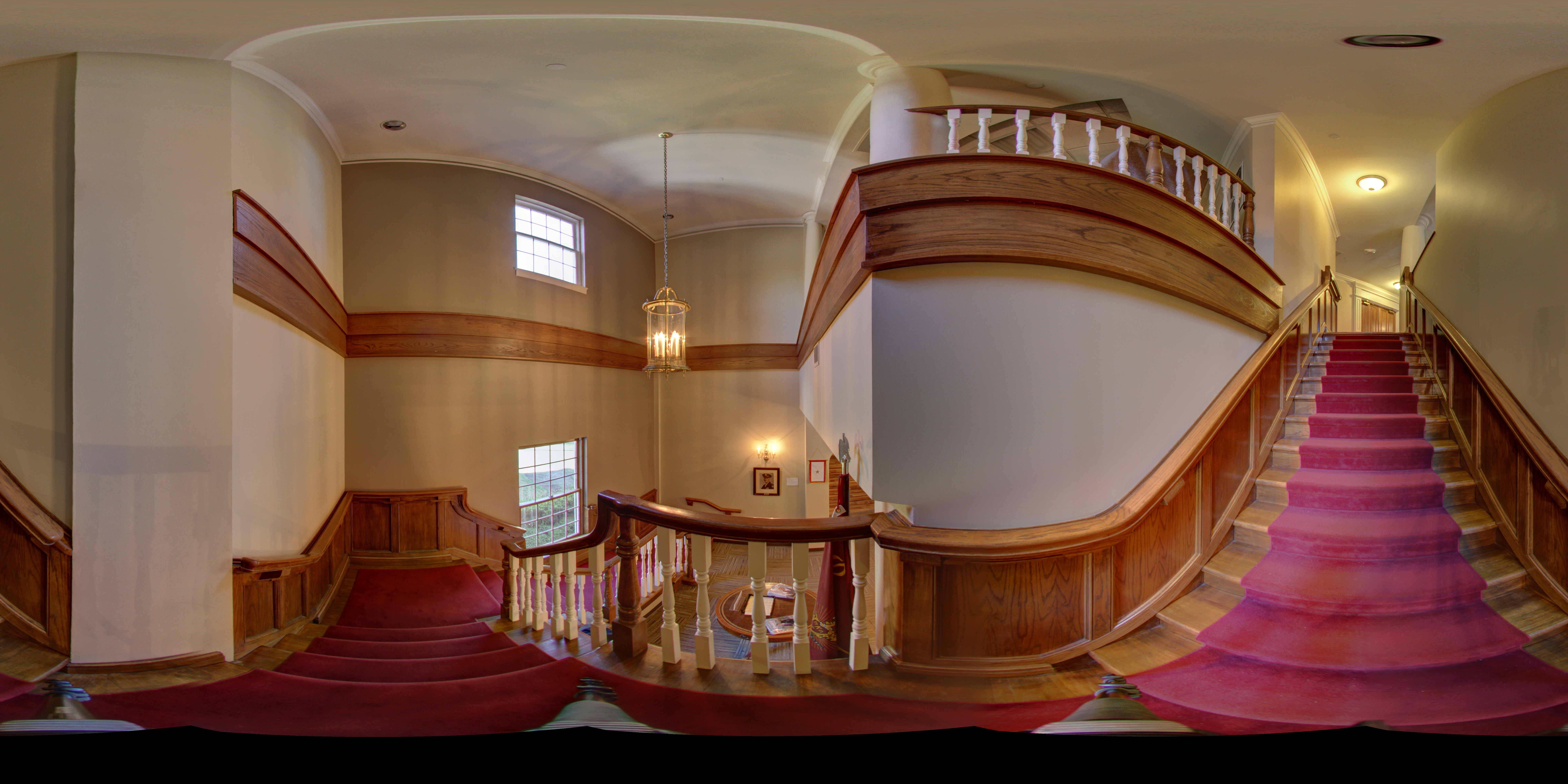 Memorial Headquarters Staircase Panoramic Photograph 4
