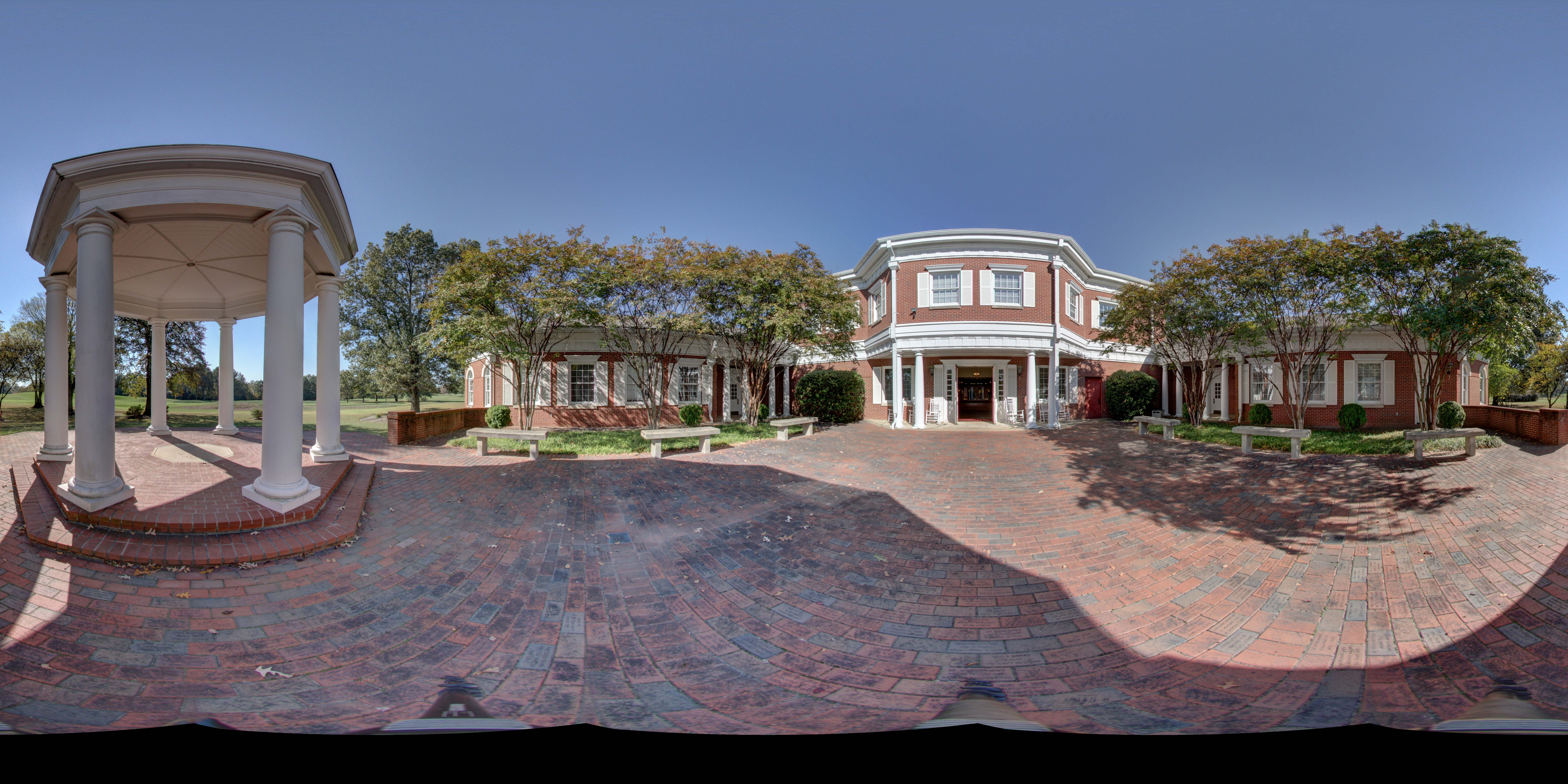 Memorial Headquarters Courtyard Panoramic Photograph 4