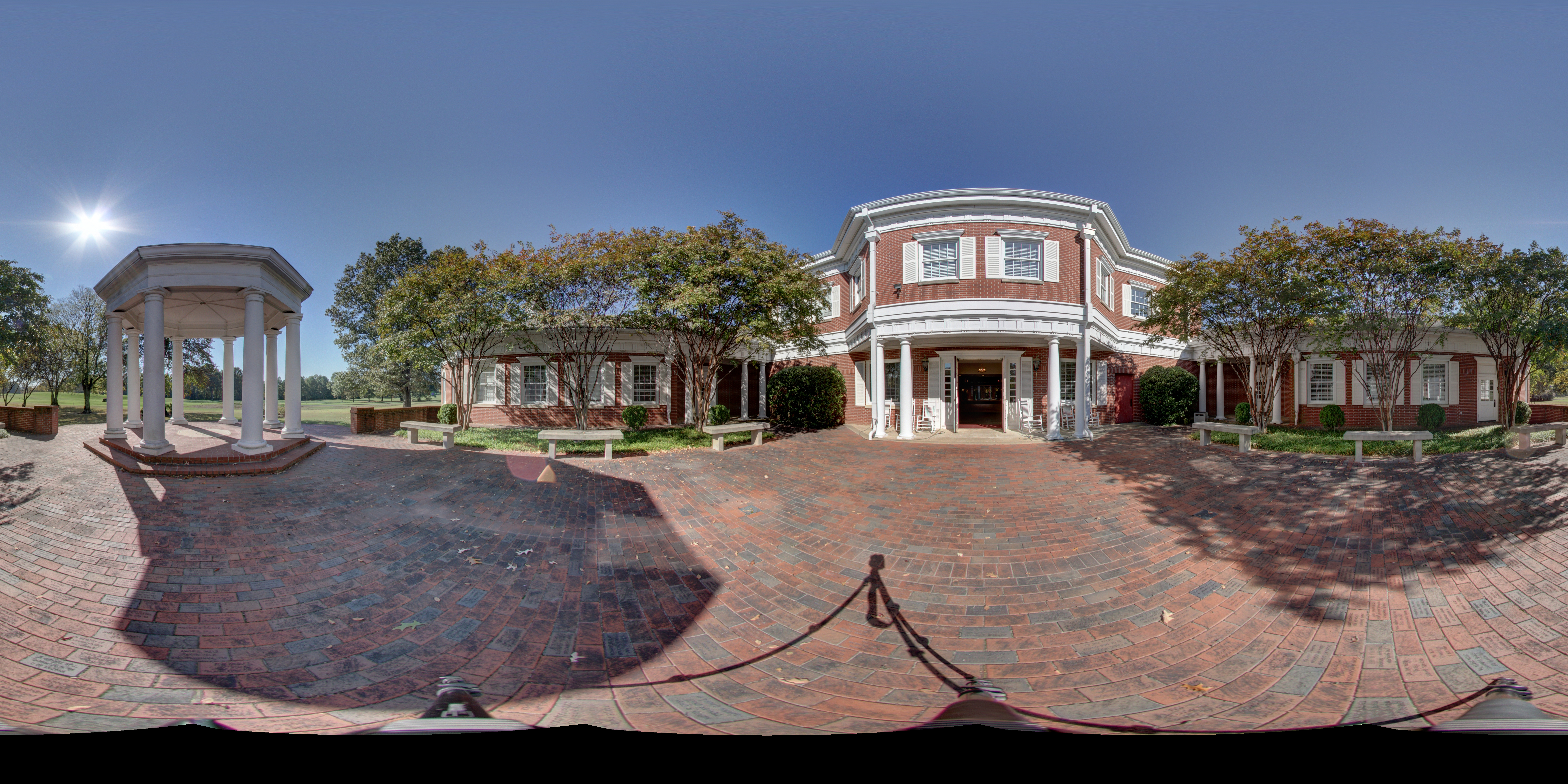 Memorial Headquarters Courtyard Panoramic Photograph 3