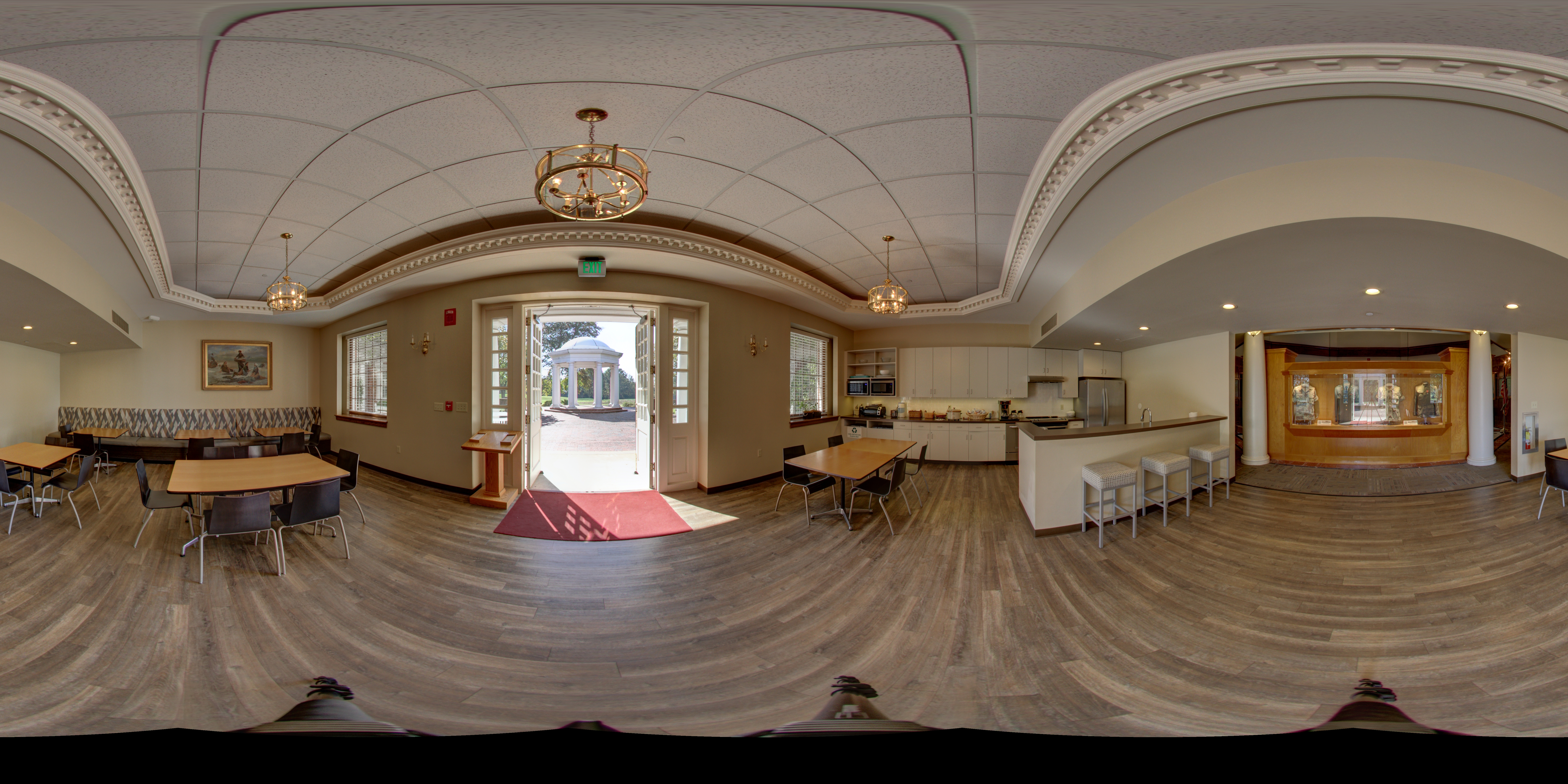 Memorial Headquarters Employee Lounge Panoramic Photograph 2