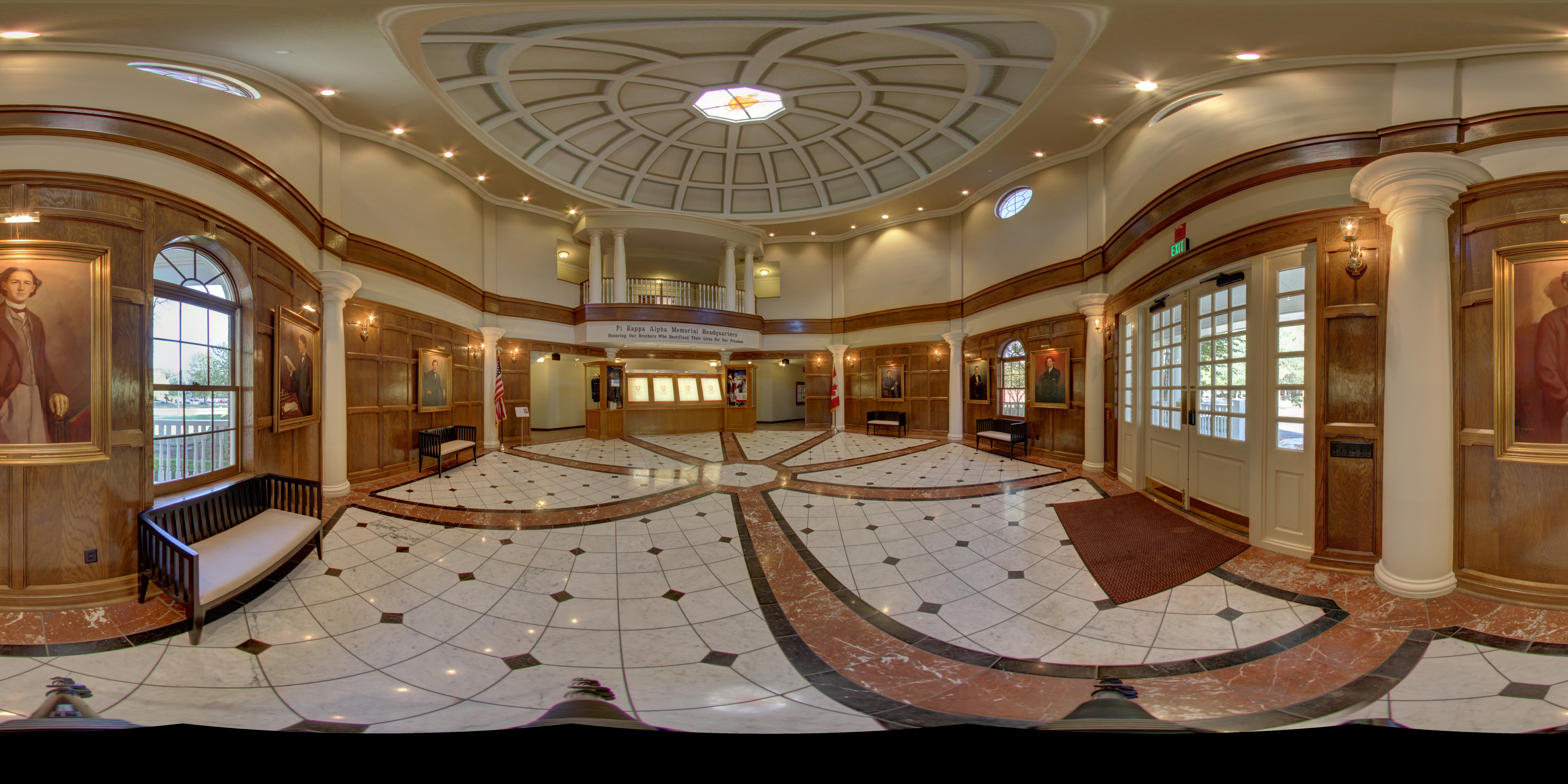 Memorial Headquarters Hall of Fame Panoramic Photograph 3