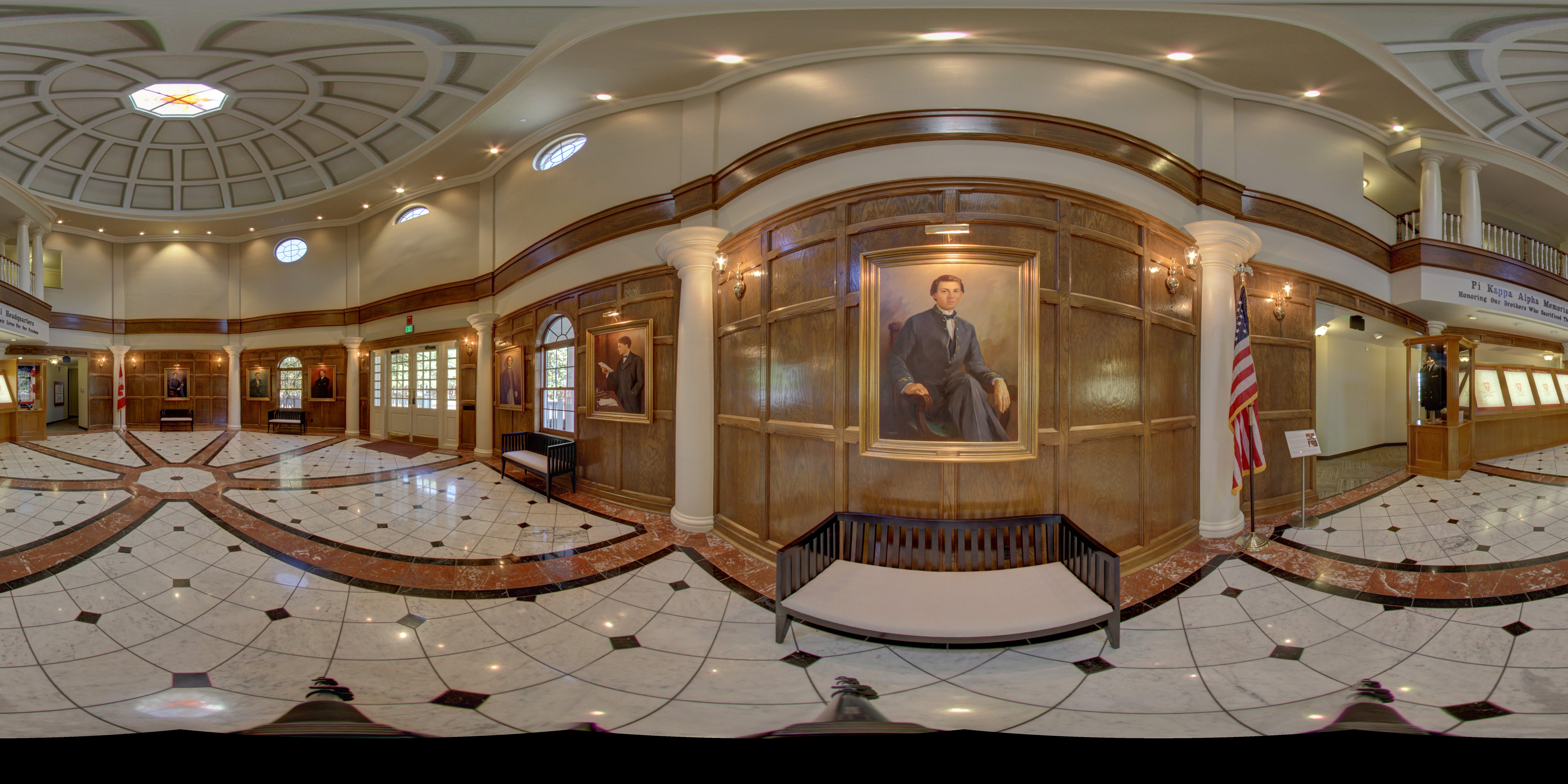 Memorial Headquarters Hall of Fame Panoramic Photograph 5