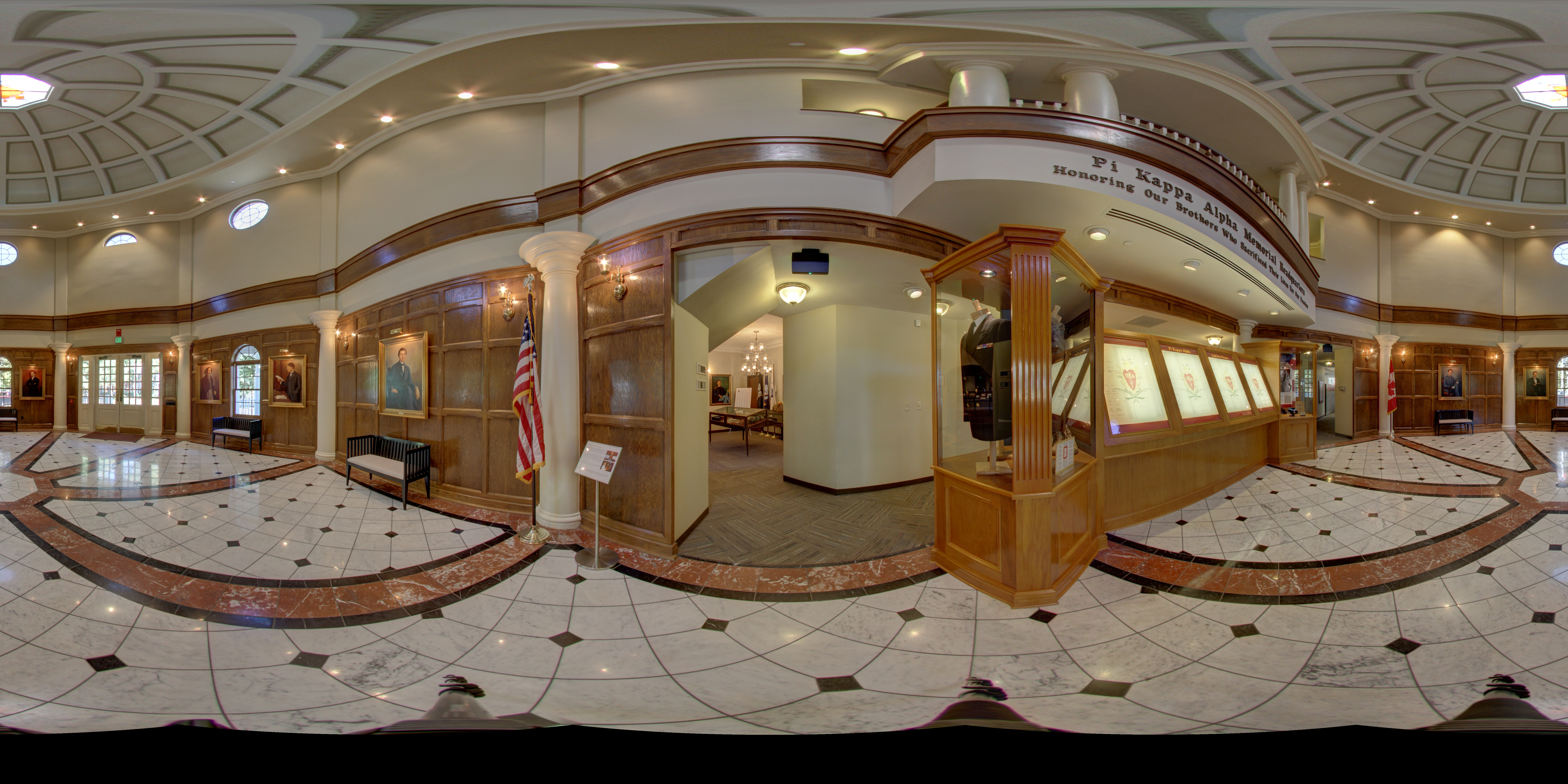 Memorial Headquarters Hall of Fame Panoramic Photograph 6