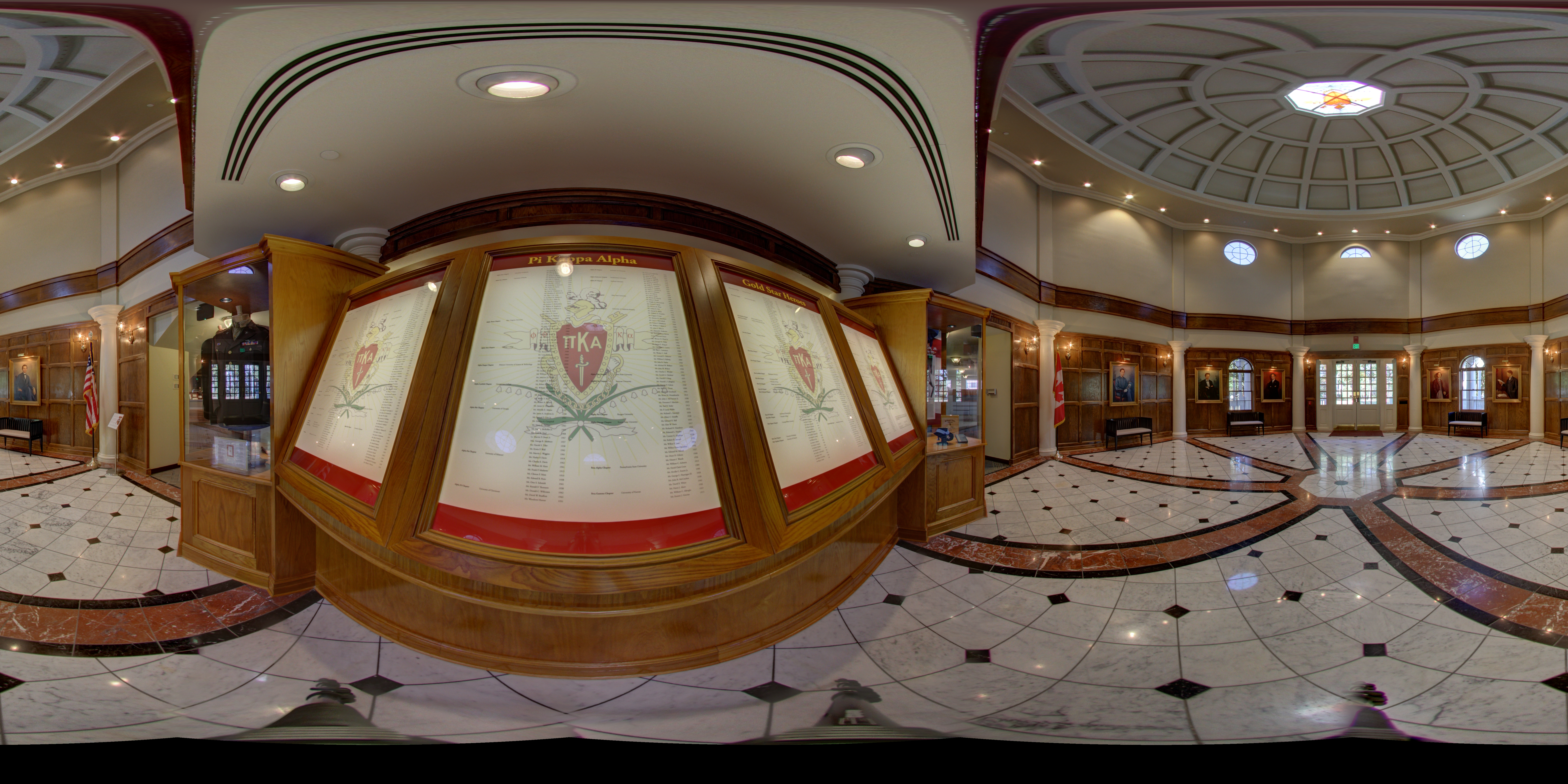 Memorial Headquarters Hall of Fame Panoramic Photograph 10