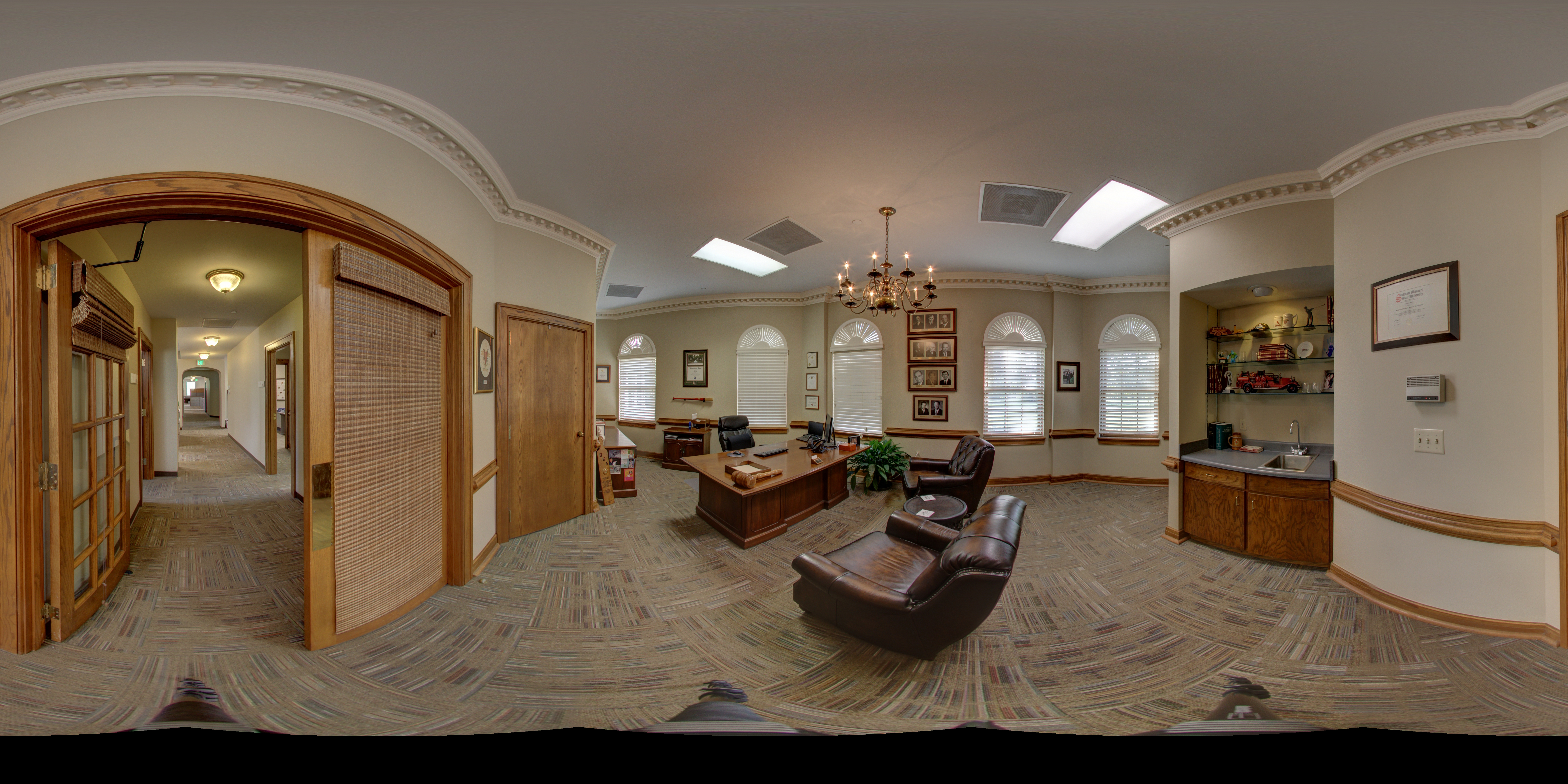 Executive Vice President's Office Panoramic Photograph