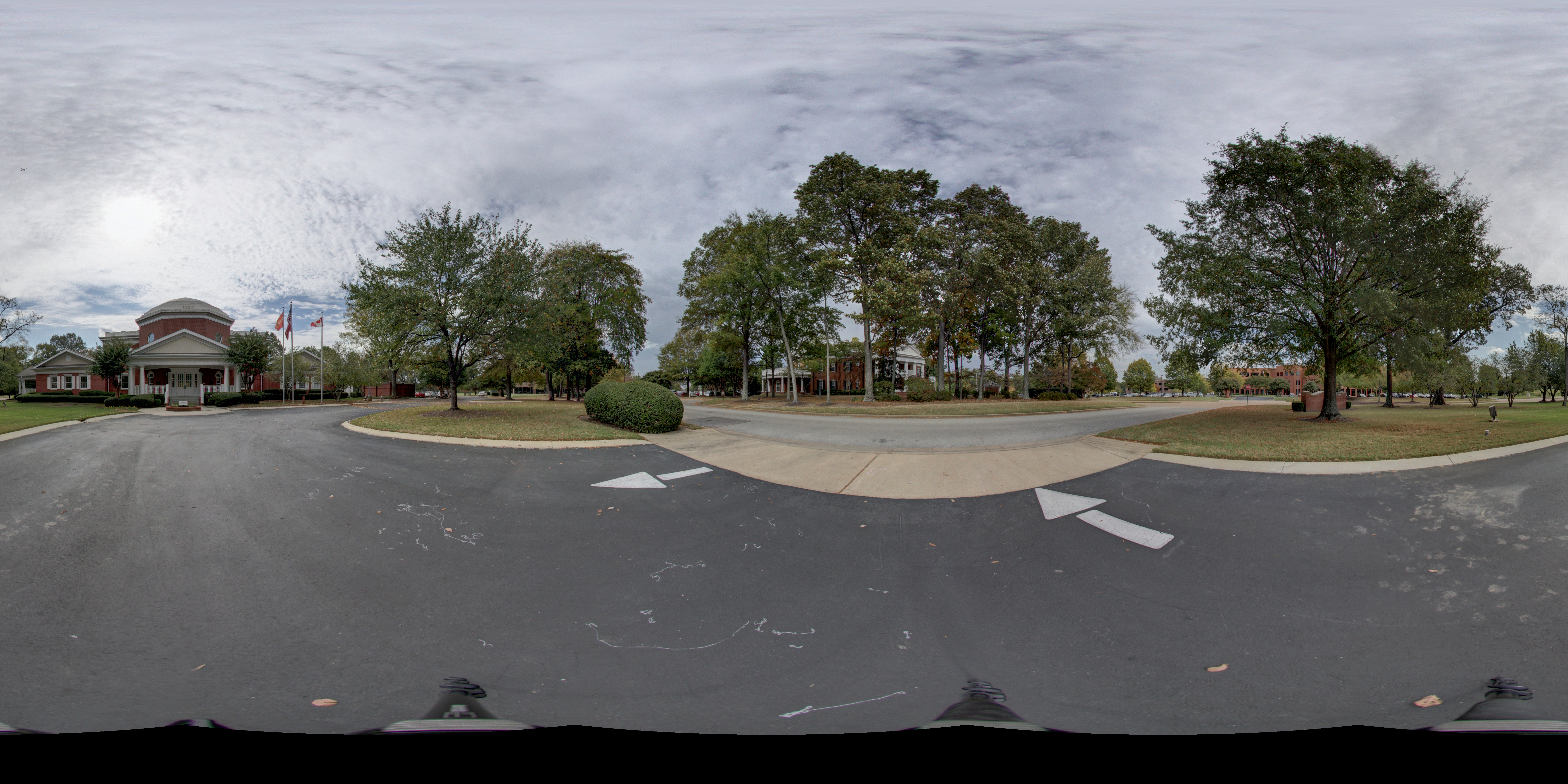 Memorial Headquarters Main Entrance Panoramic Photograph 4