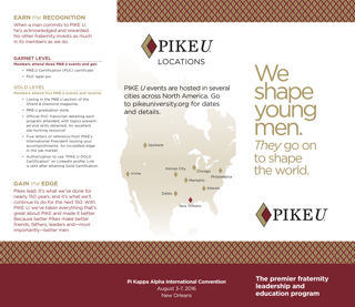 We Shape Young Men Brochure, 2016