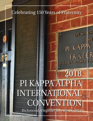 Richmond Convention Brochure, July 25-29, 2018