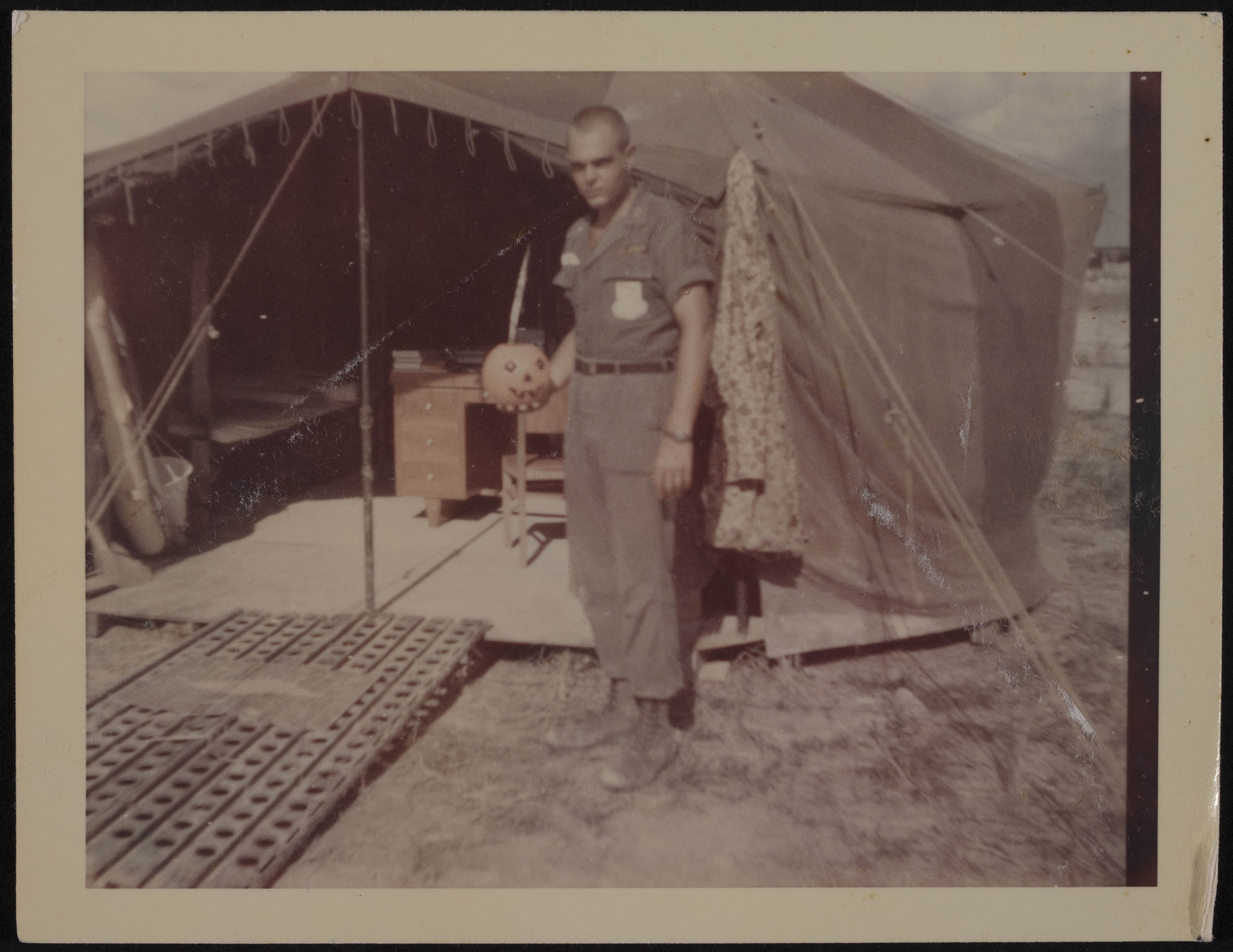 Paul Herbert Eklund on Halloween Photograph, October 31, 1965