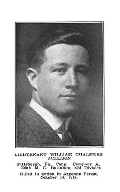 LT: Acheson, LT William Chalmers