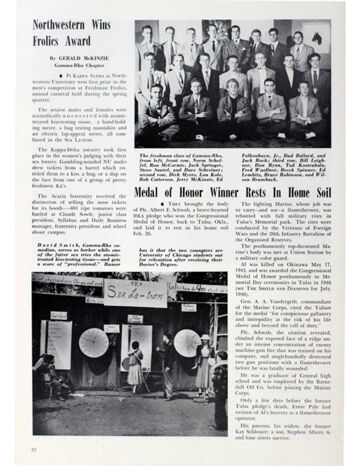 Medal of Honor Winner Rests in Home Soil, Shield &amp; Diamond, September 1949