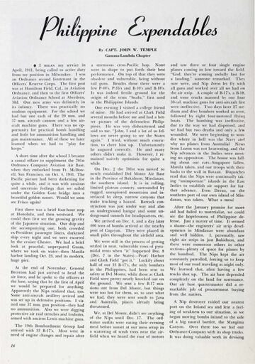 Conditions at Davao Camp described in <span style="text-decoration: underline;">Philippine Expendables</span> article, Shield &amp; Diamond, January 1946