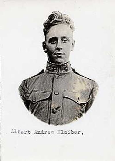 Private: Klaiber, Private Albert Andrew