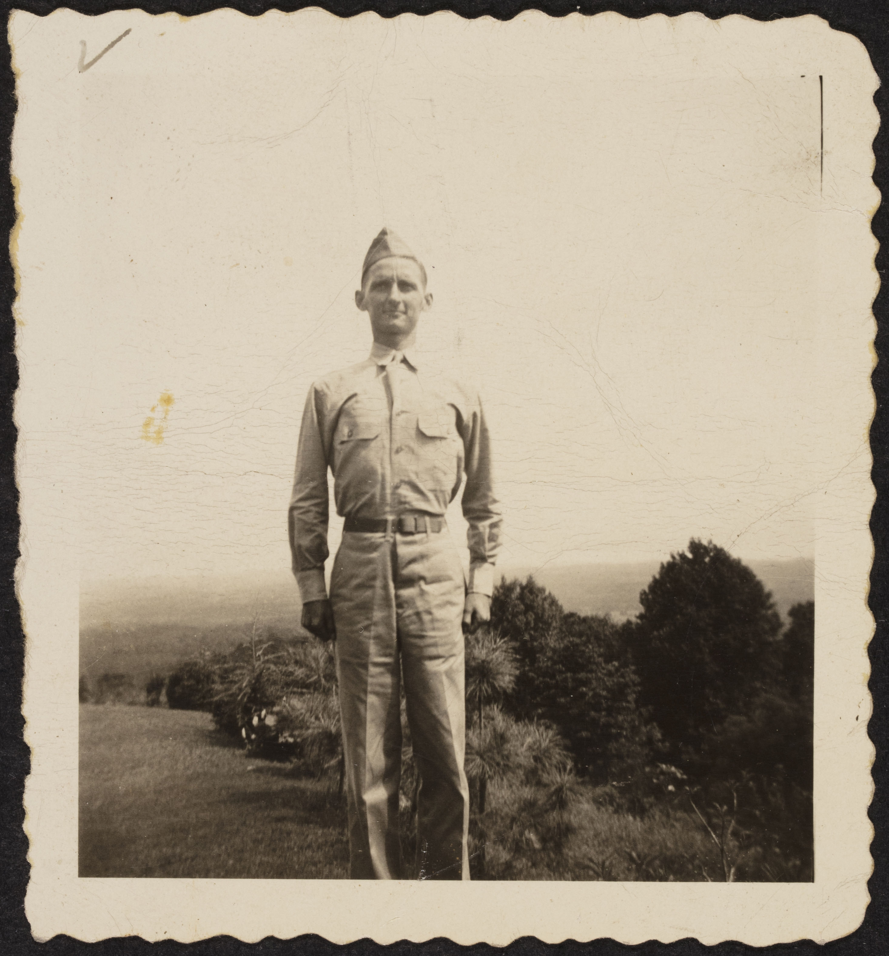 Carl Eugene Smith Standing Outside Photograph