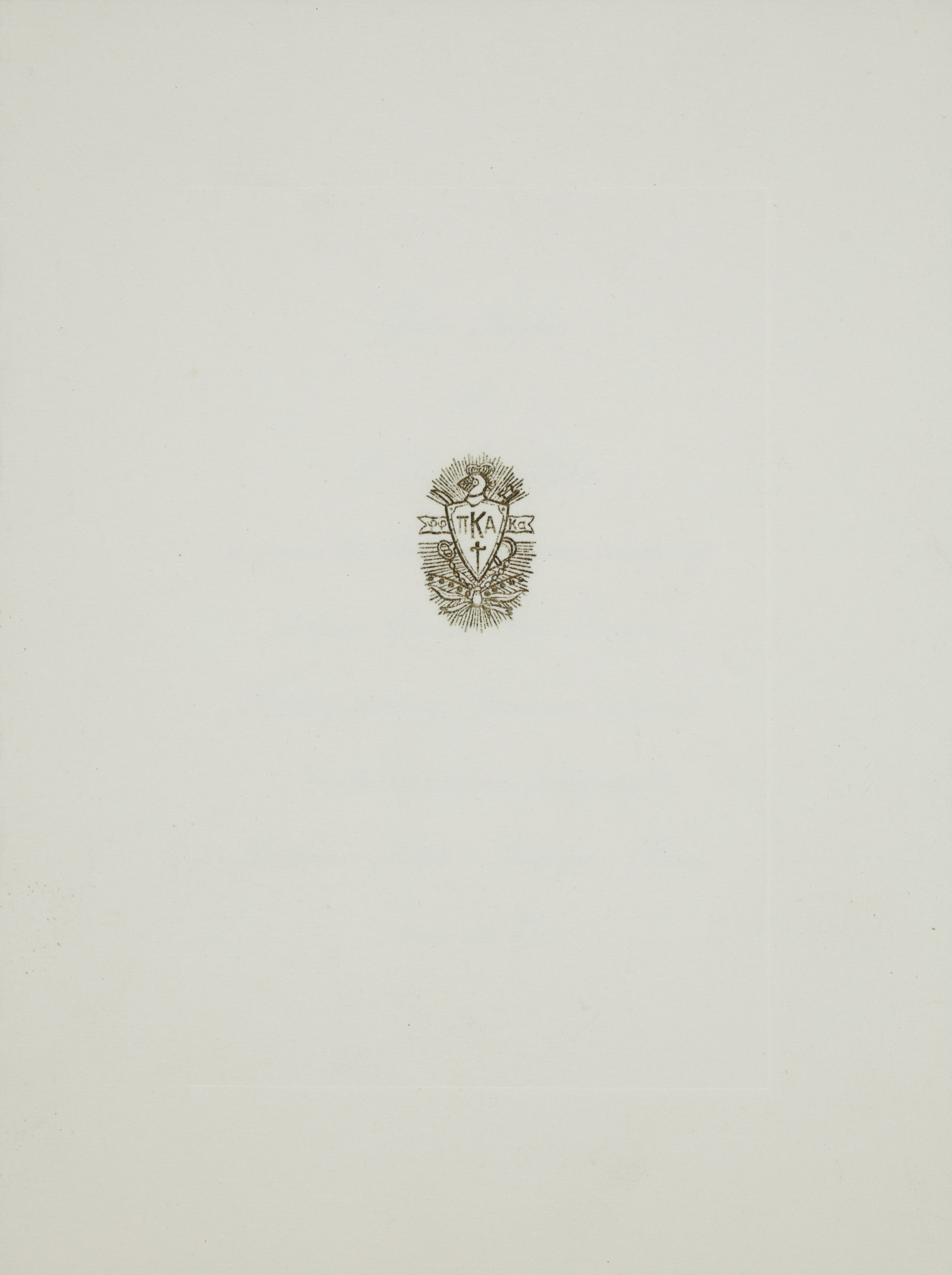 Beta Kappa Dream Girl Formal Invitation, January 16, 1948