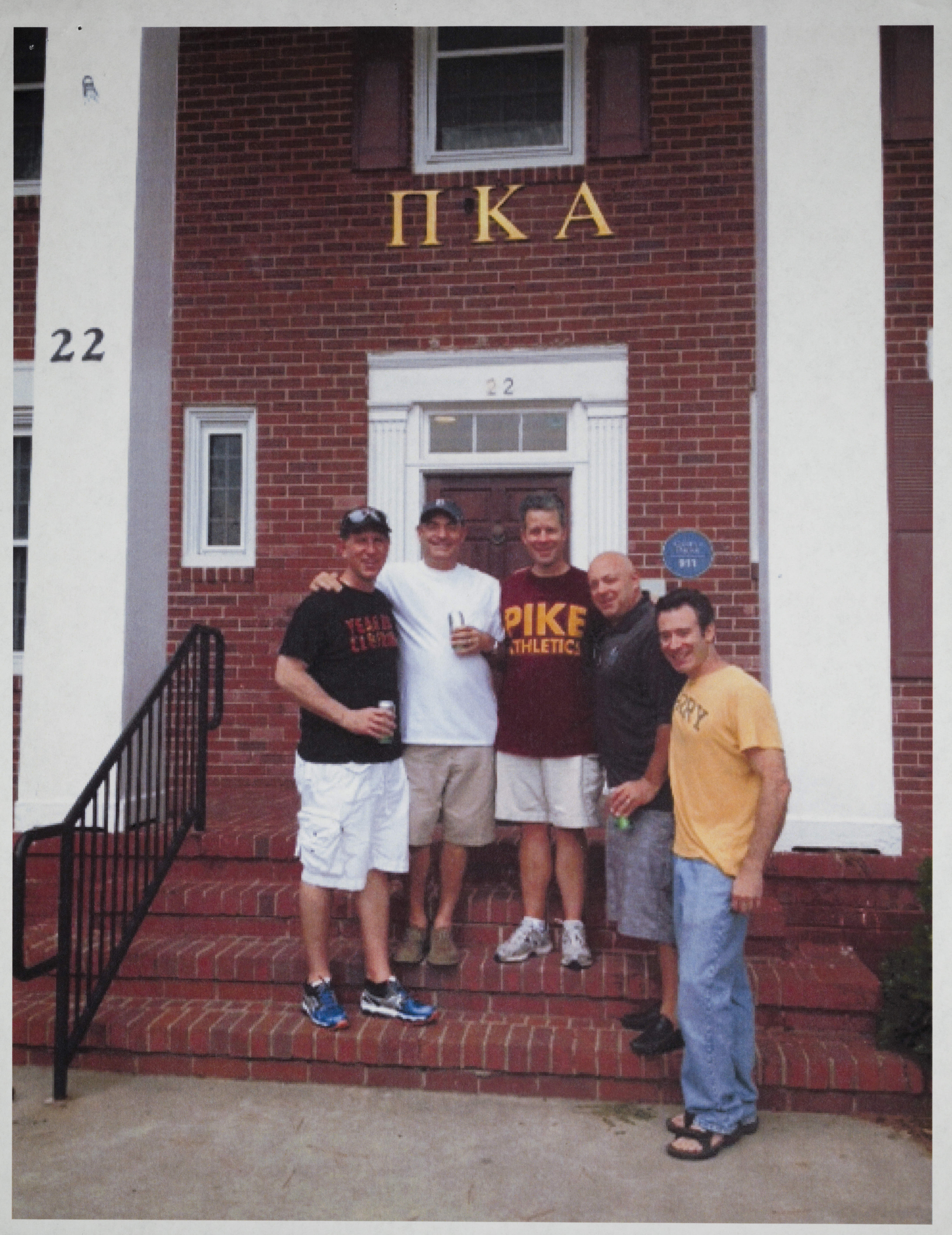 Five Pikes at the Beta Kappa Chapter House Photograph