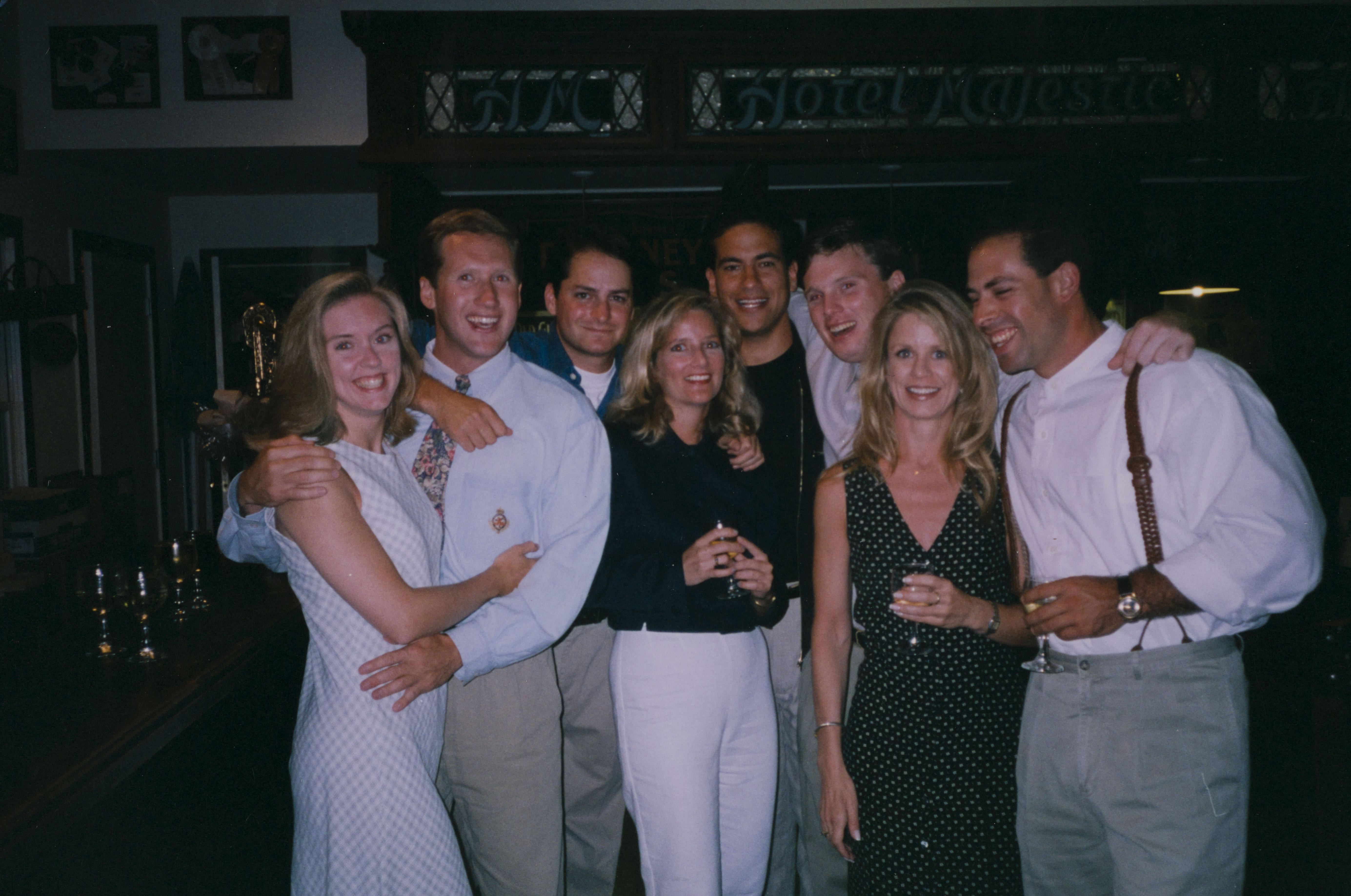Five Beta Kappa Chapter Members With Women Photograph, c. 1990