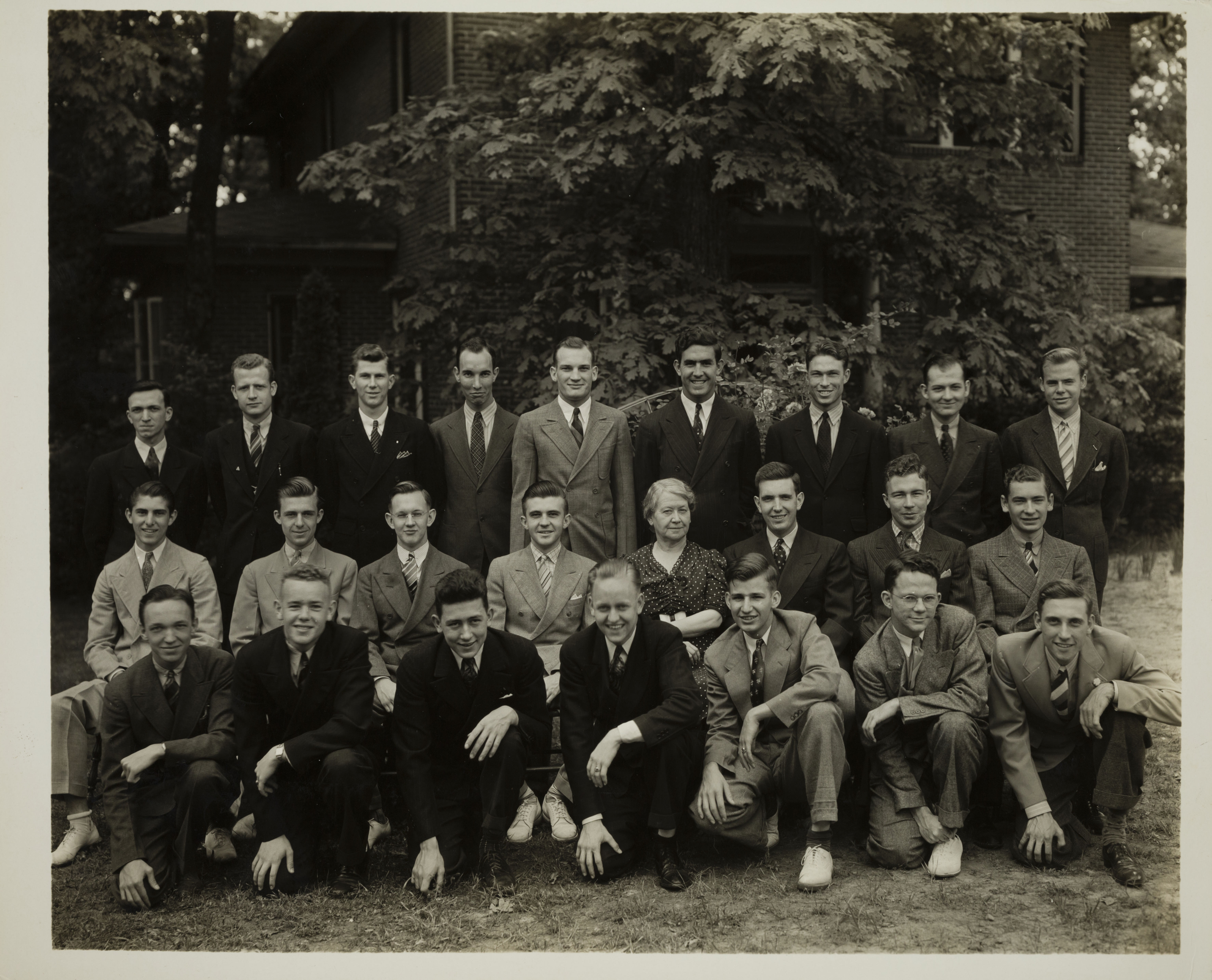 Beta Kappa Chapter Group Photograph, 1937-1938