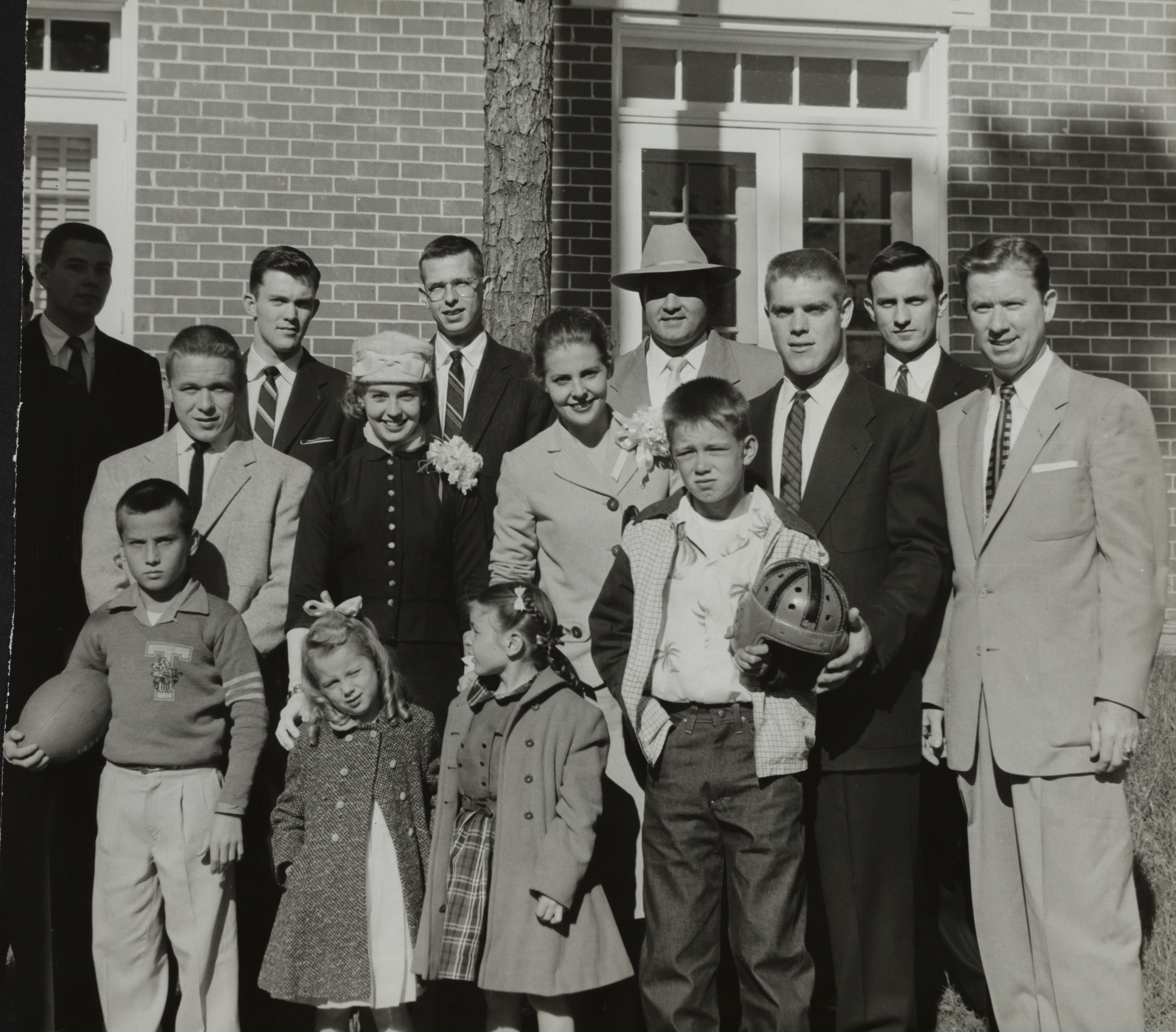 Children and Beta Kappa Chapter Members at Shrine Circus Photograph, 1956