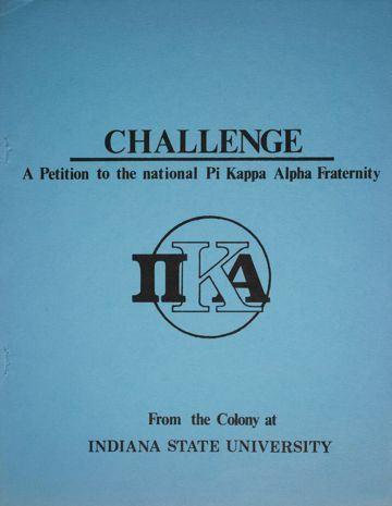 Challenge: A Petition to the National Pi Kappa Alpha Fraternity, February 1979