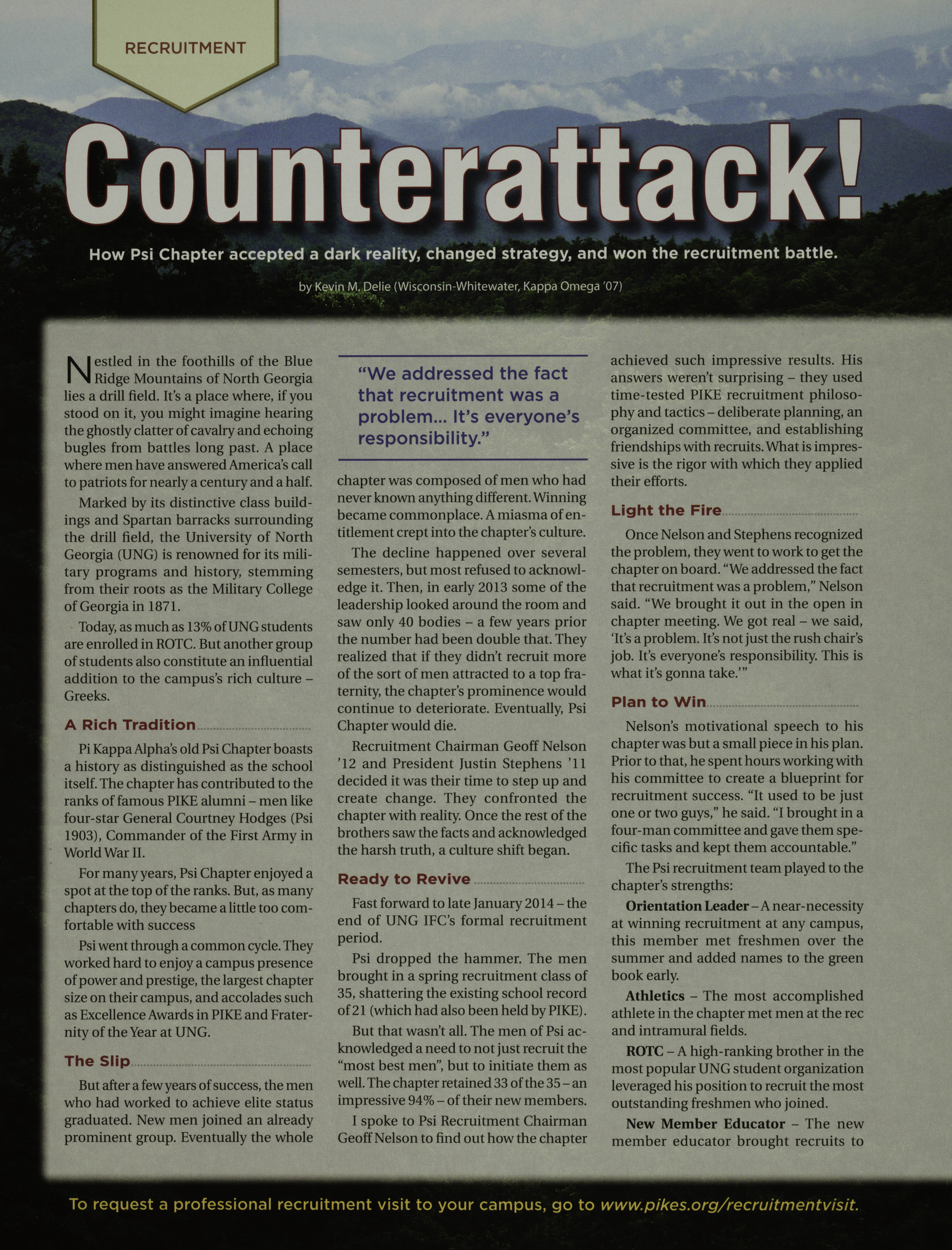 Counterattack! Magazine Clipping, Summer 2014