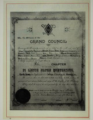 Psi Chapter Charter 2, March 7, 1900