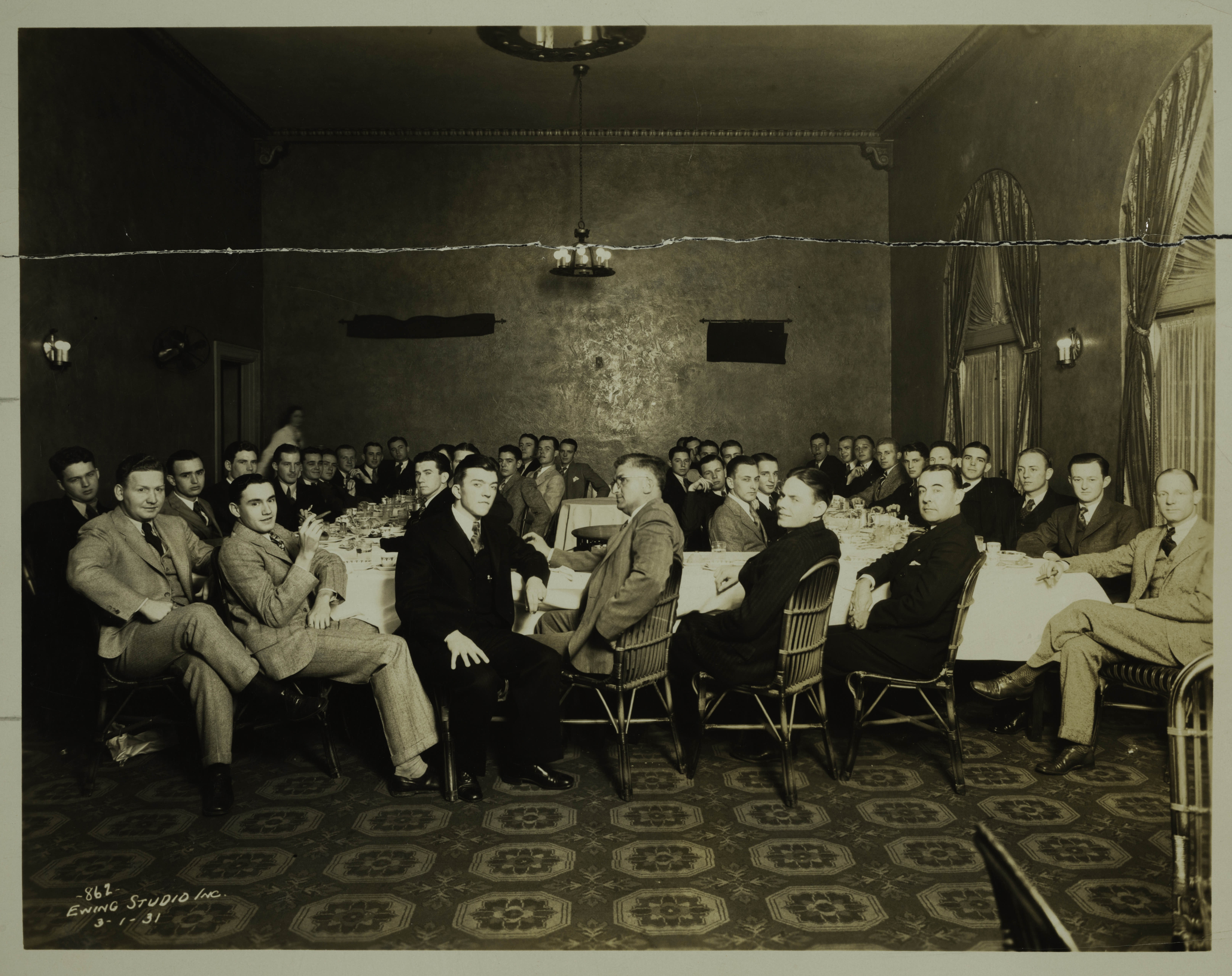 Psi Chapter Members at Founders' Day Banquet, March 1, 1931