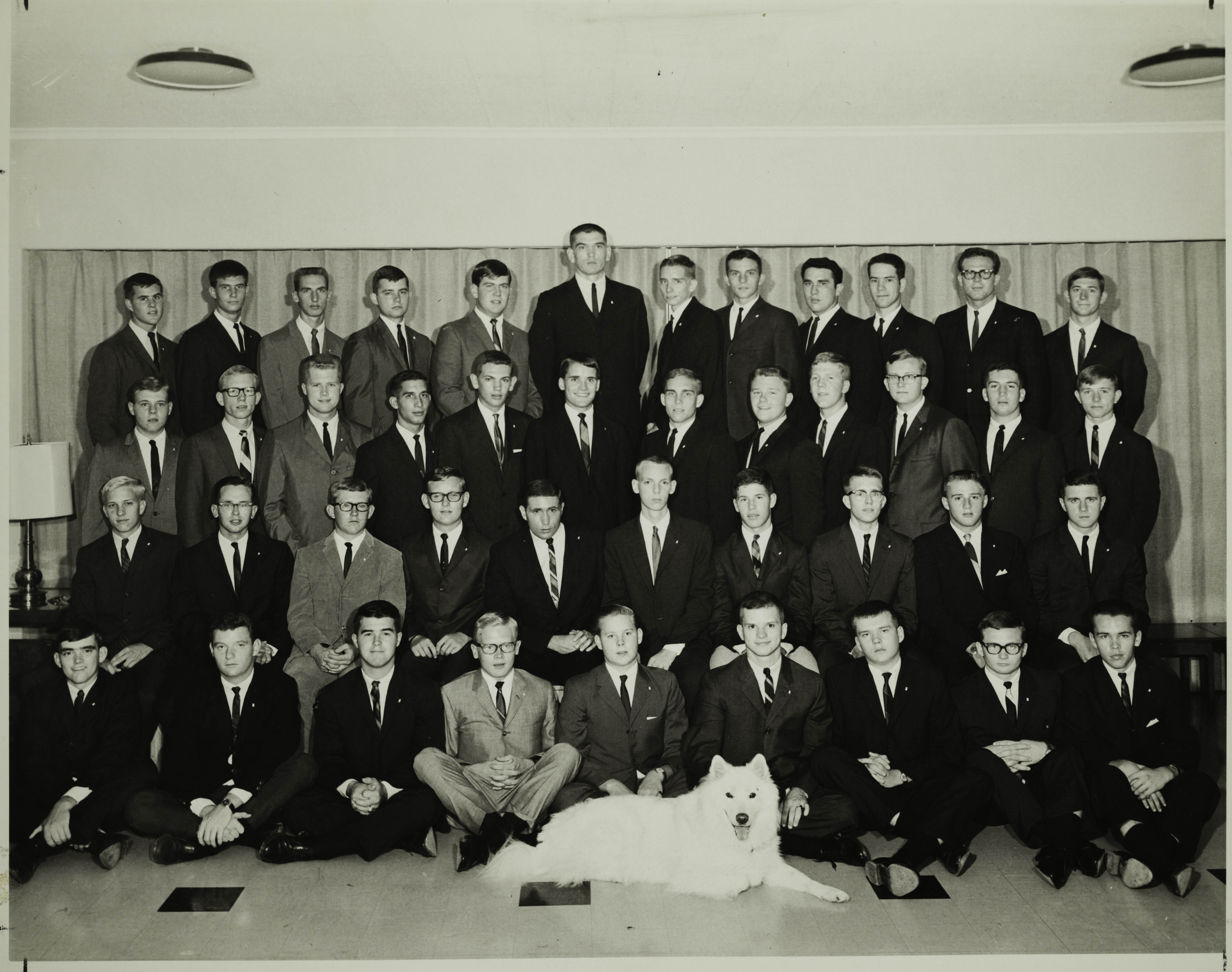 Alpha Omega Chapter Pledge Class Photograph, October 15, 1964