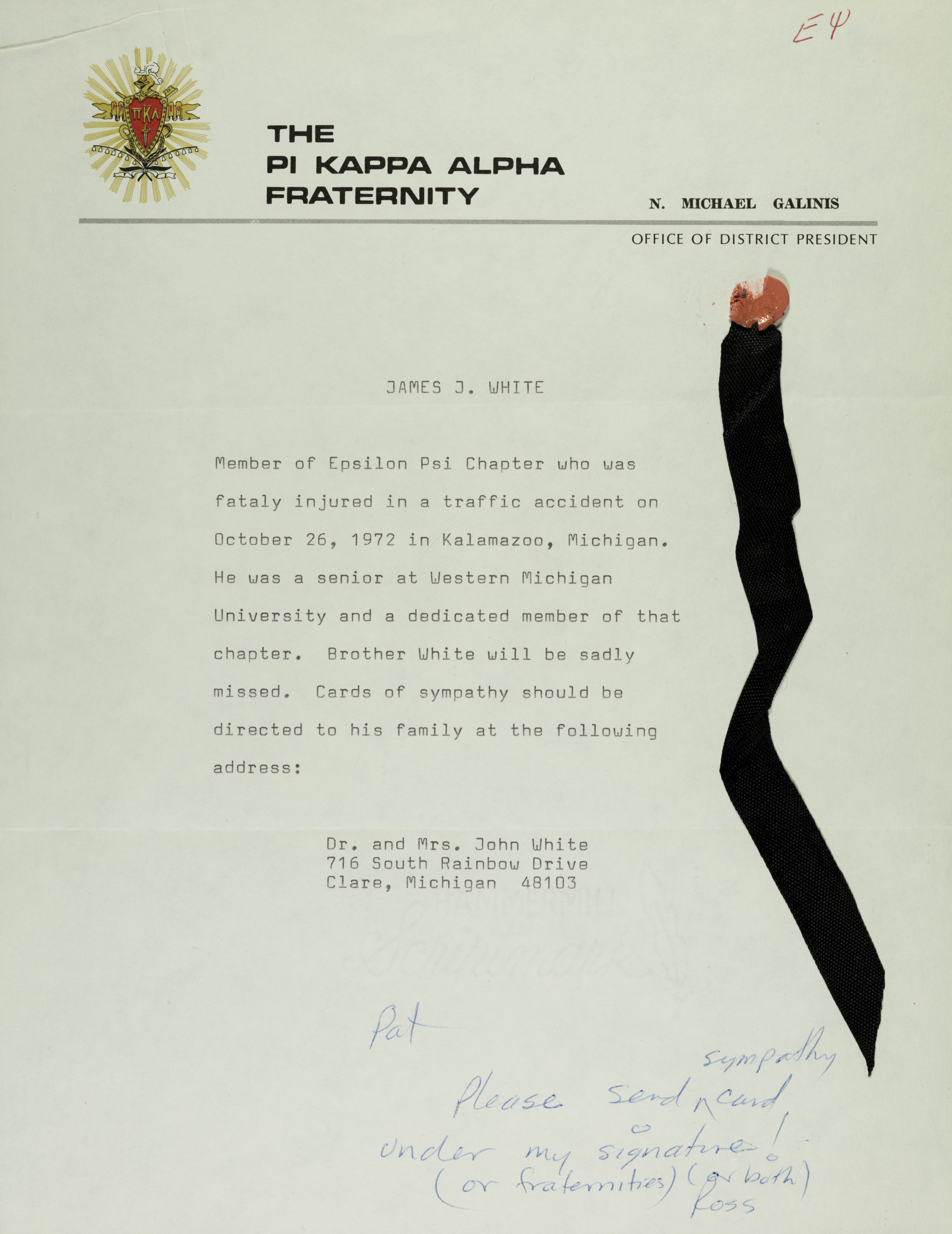 James J. White Memo, 1972