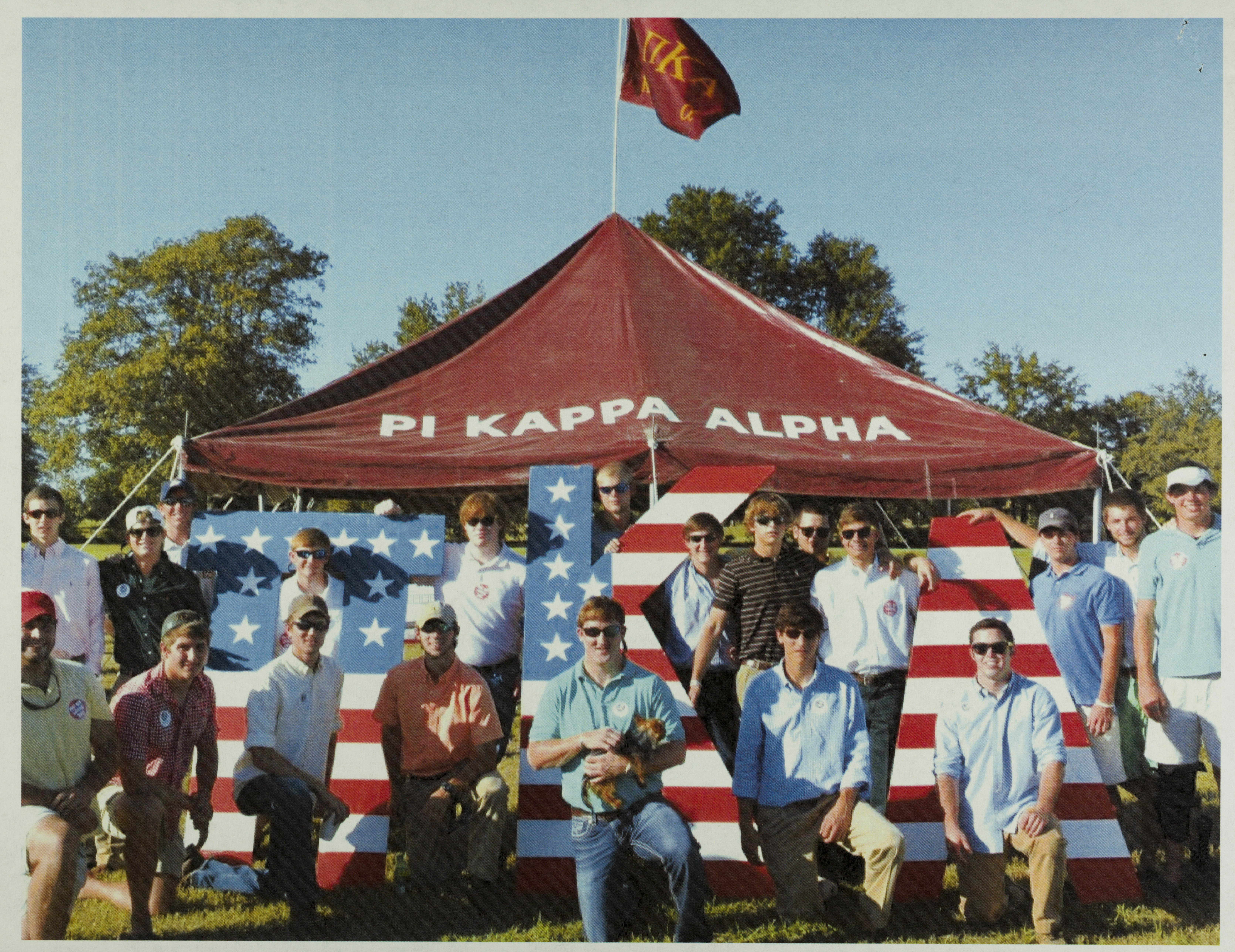 Epsilon Psi Chapter Members at PIKE Golf Outing Photograph, 2012