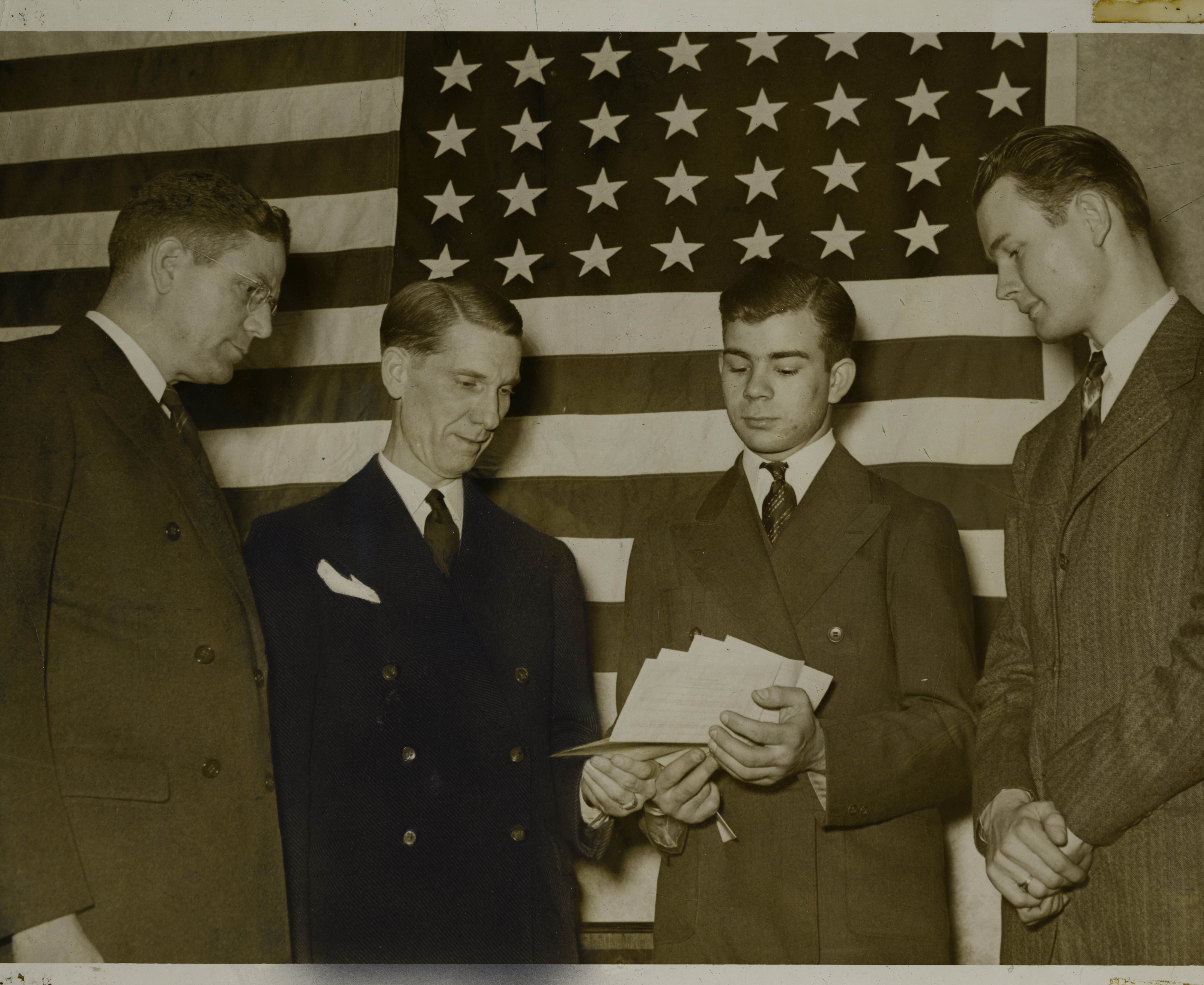 Robert Cork, Charles McEachern, and Unidentified Photograph, c. 1940s