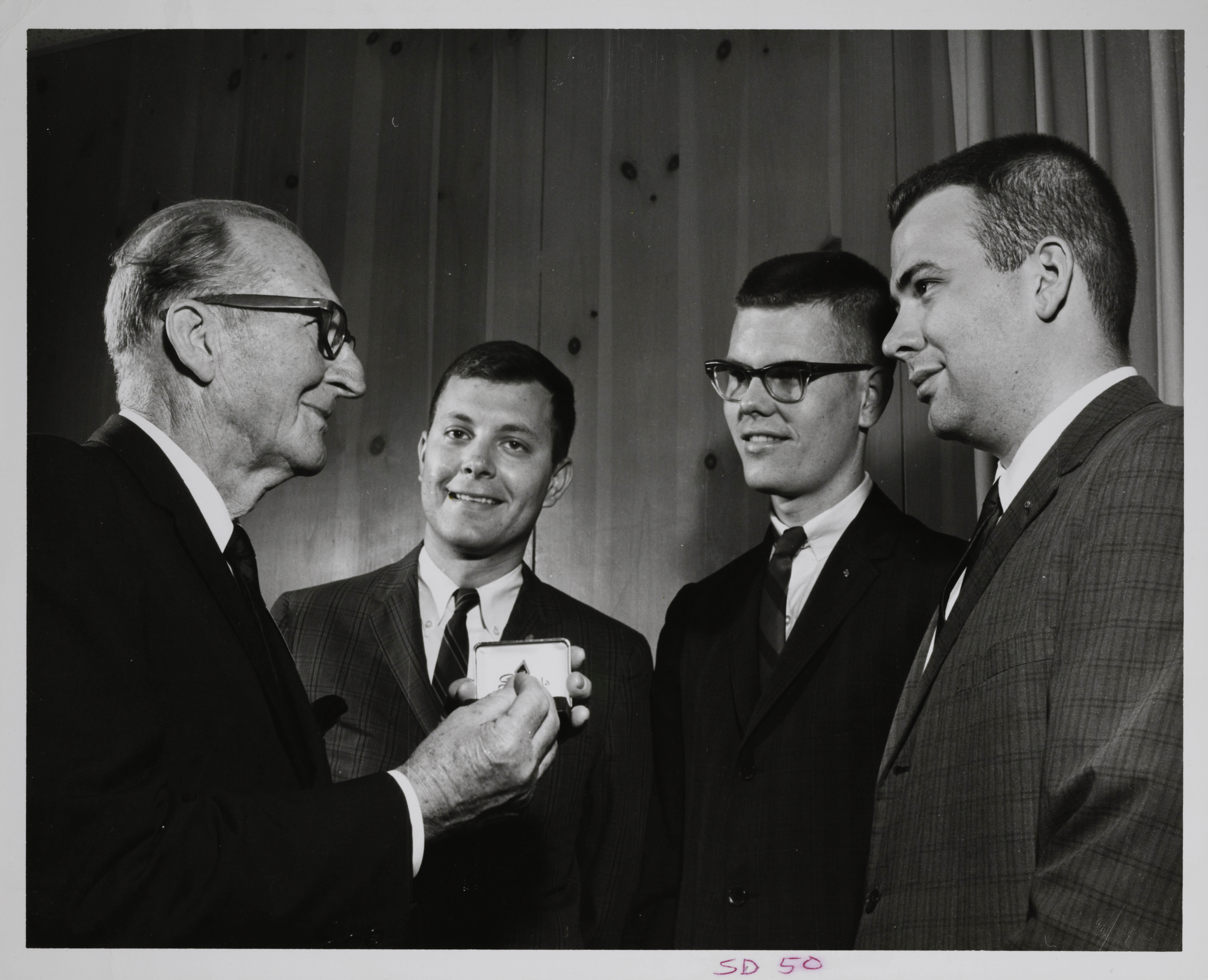 Ogletree, McAllister, Howell, and Graves Photograph, April 15, 1965