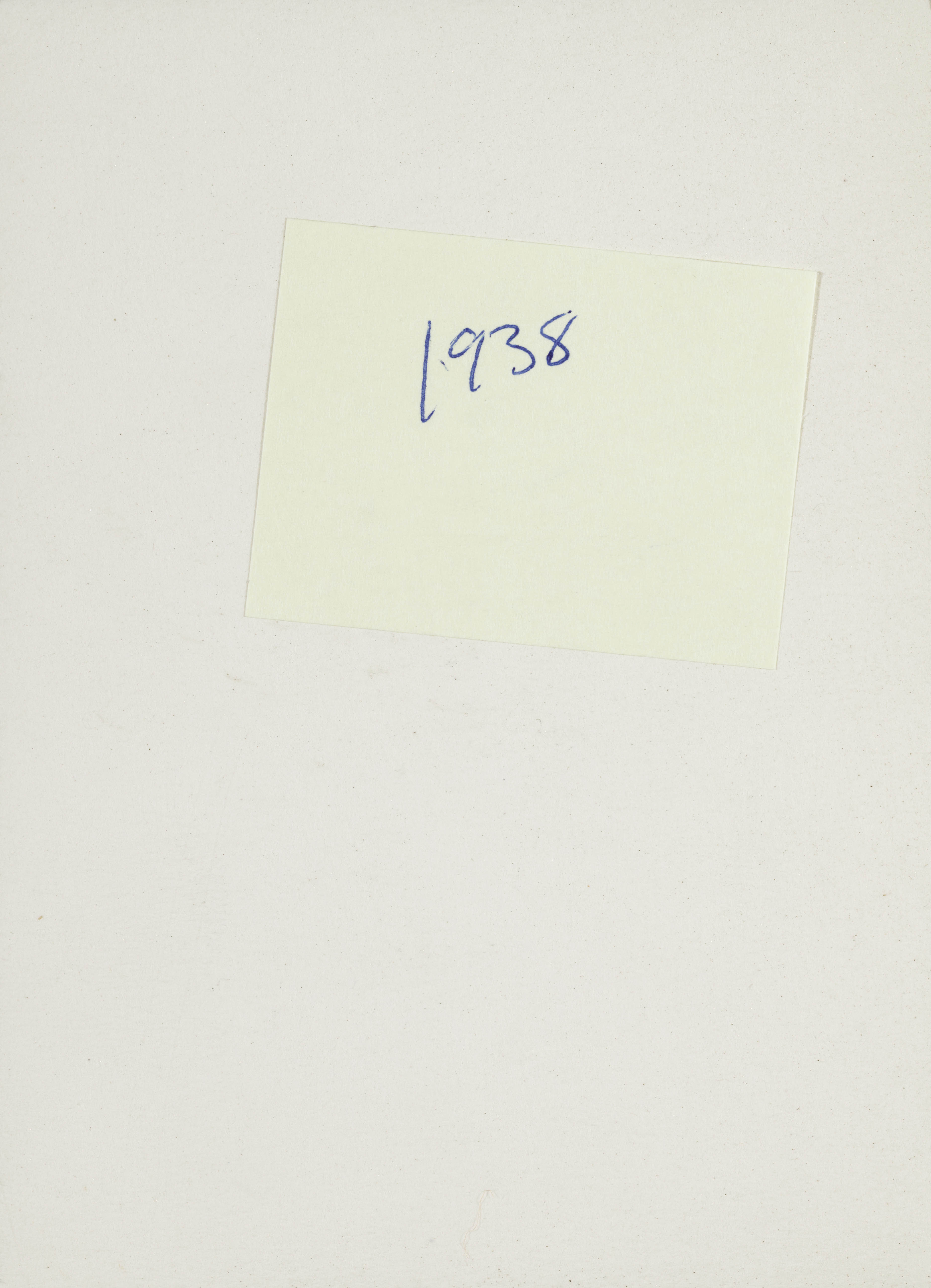 Gamma Upsilon Chapter Seasons Greetings Card, 1938