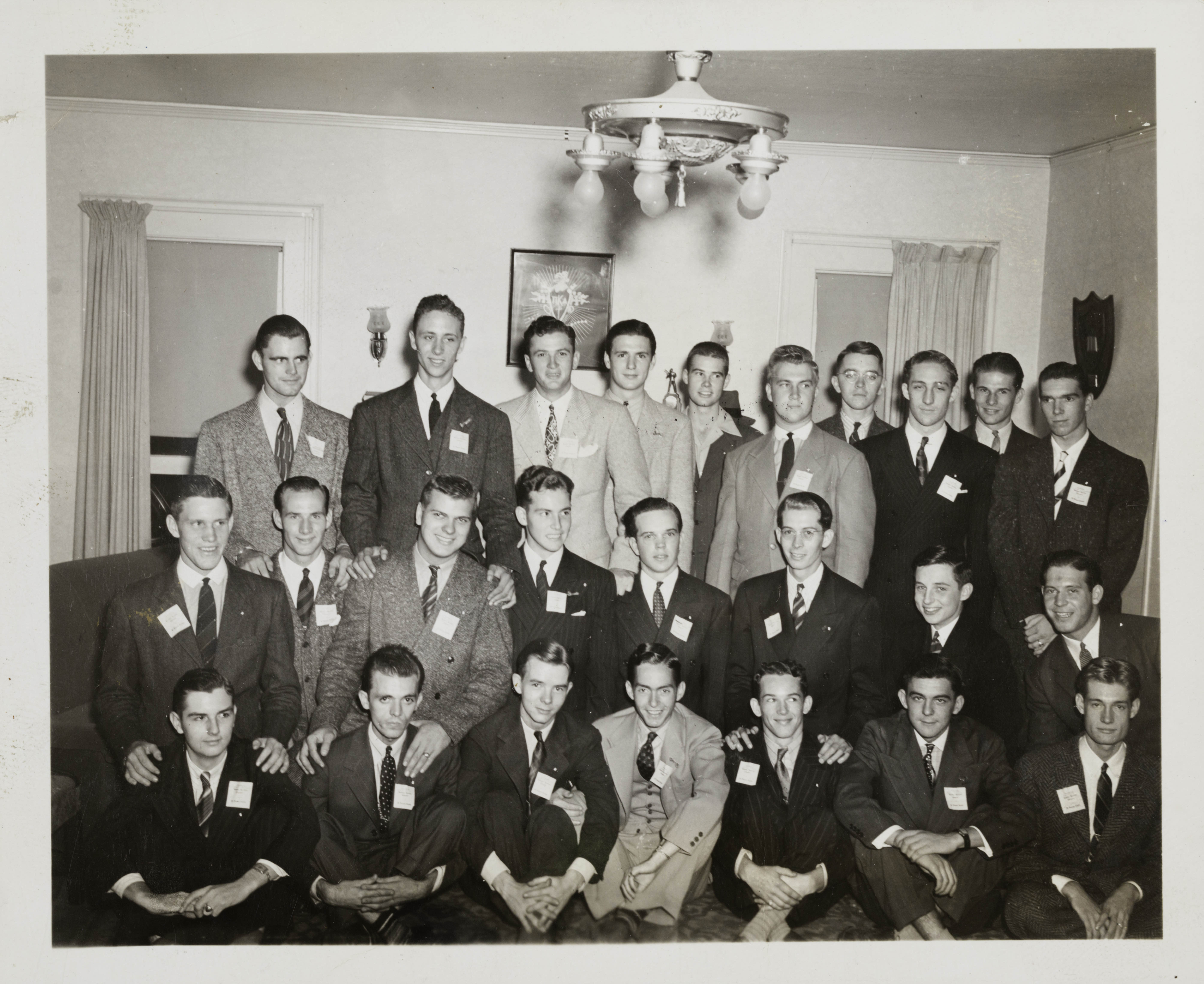 Gamma Upsilon Chapter Pledge Class Photograph, 1940