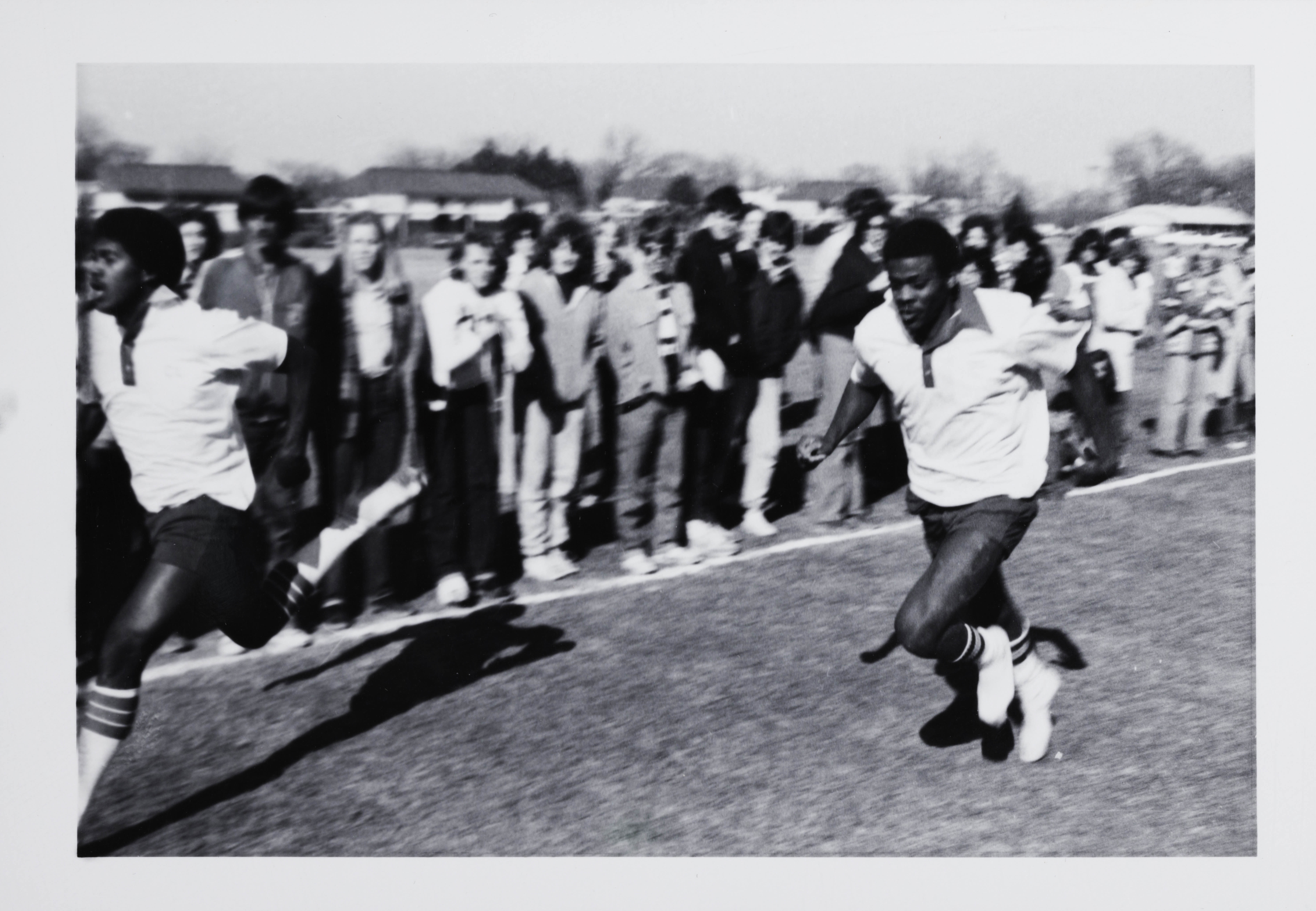 Robert Hadnot and Johnny Gibson at Pi Kappa Alpha Superstar Competition Photograph, 1979