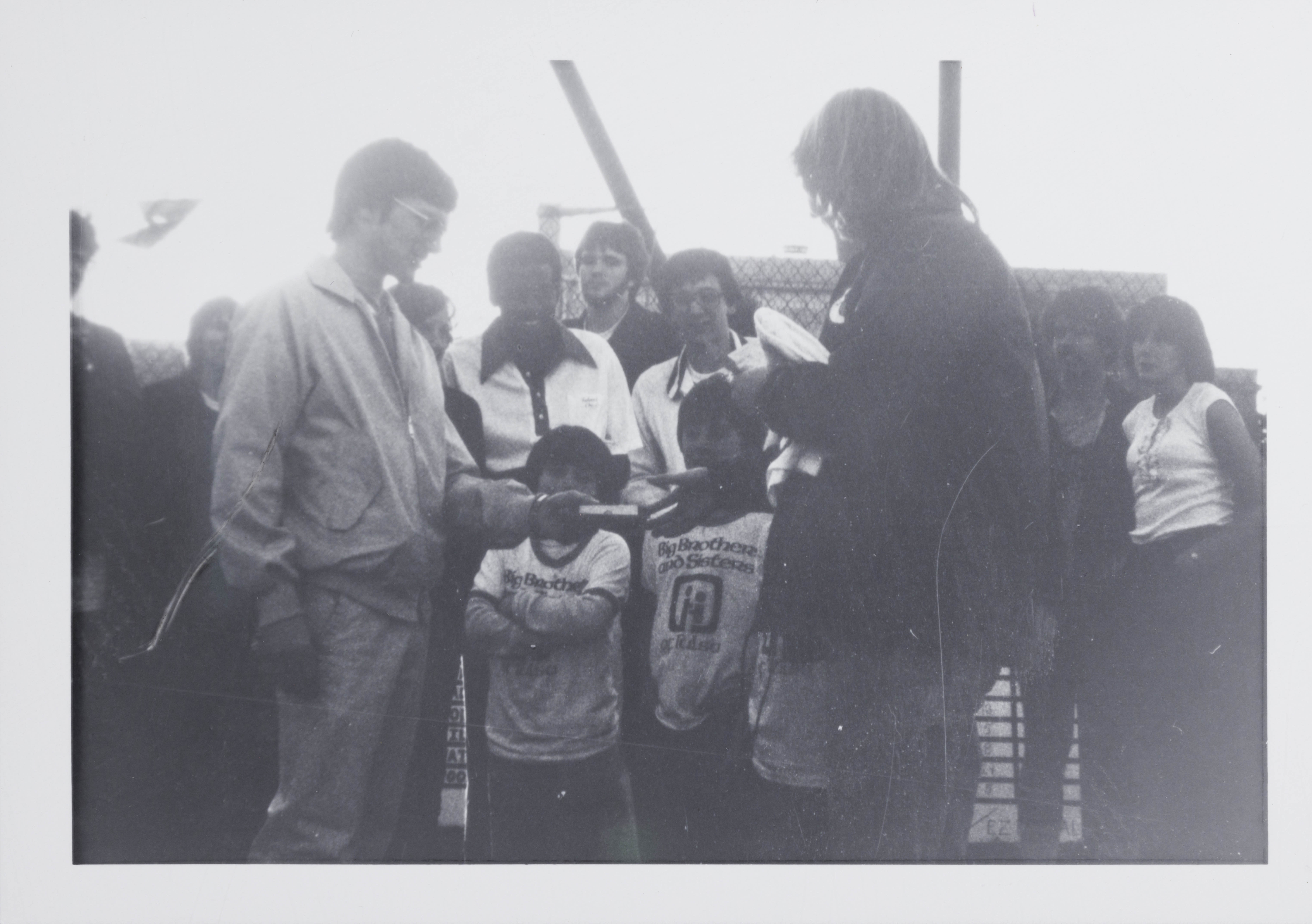 Big Brothers and Sisters of Tulsa Receiving Check Photograph, c. 1970s