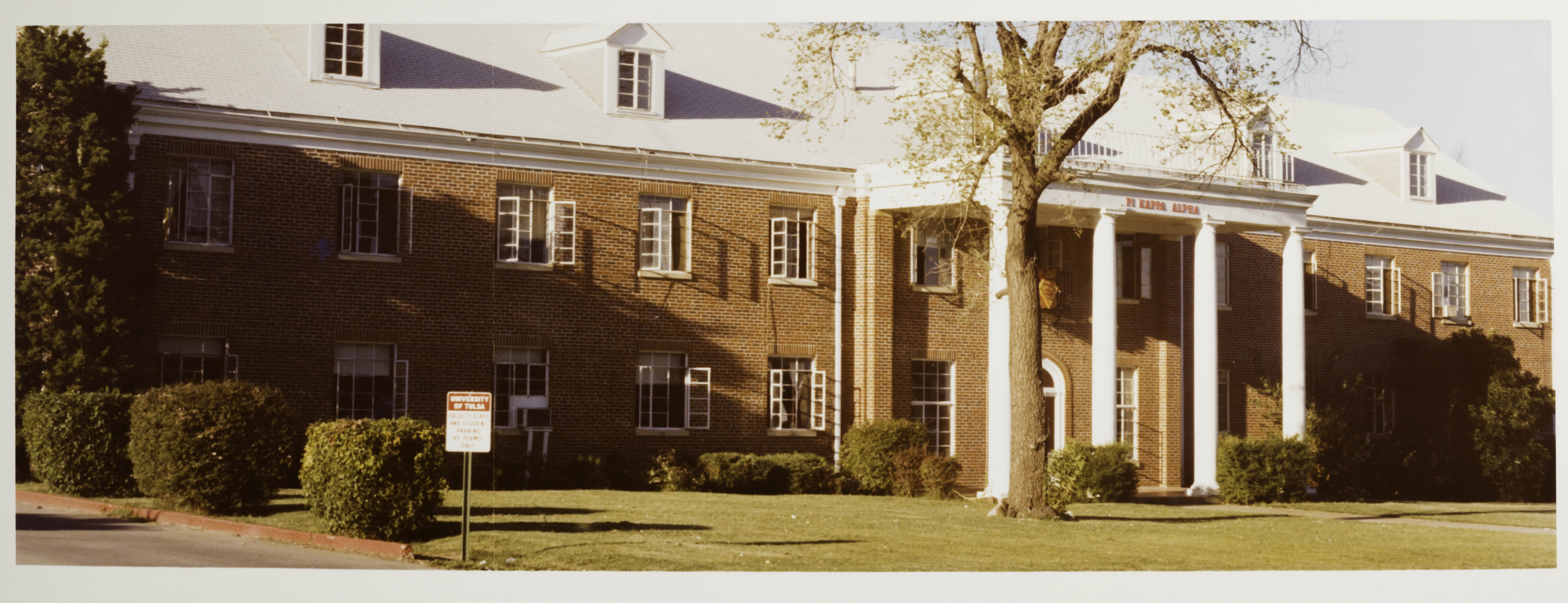 Gamma Upsilon Chapter House Side View Panoramic Photograph, c. 2000s