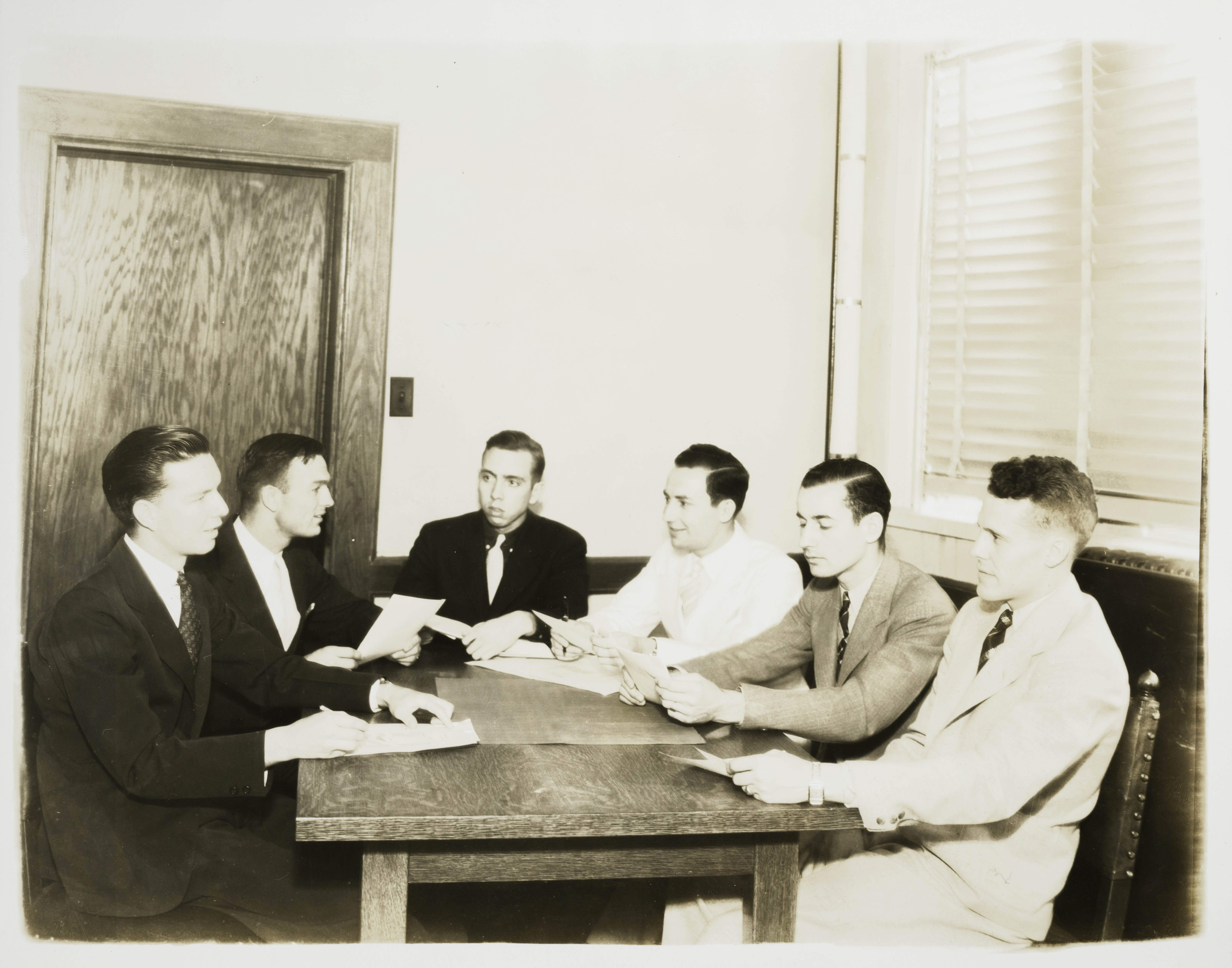 Gamma Upsilon Chapter Officers Photograph, 1936