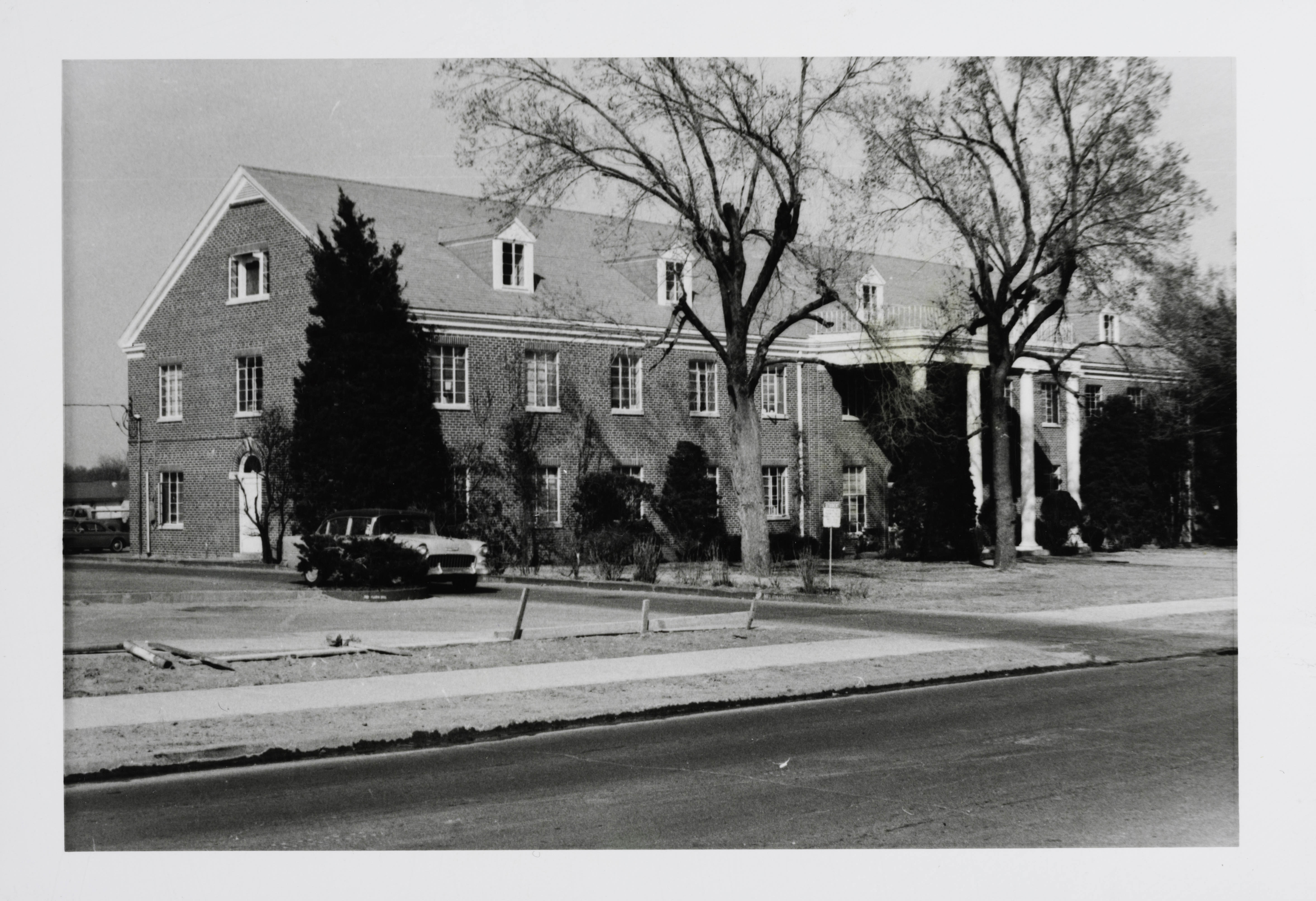Street View of Gamma Upsilon Chapter House Photograph, c. 1950s