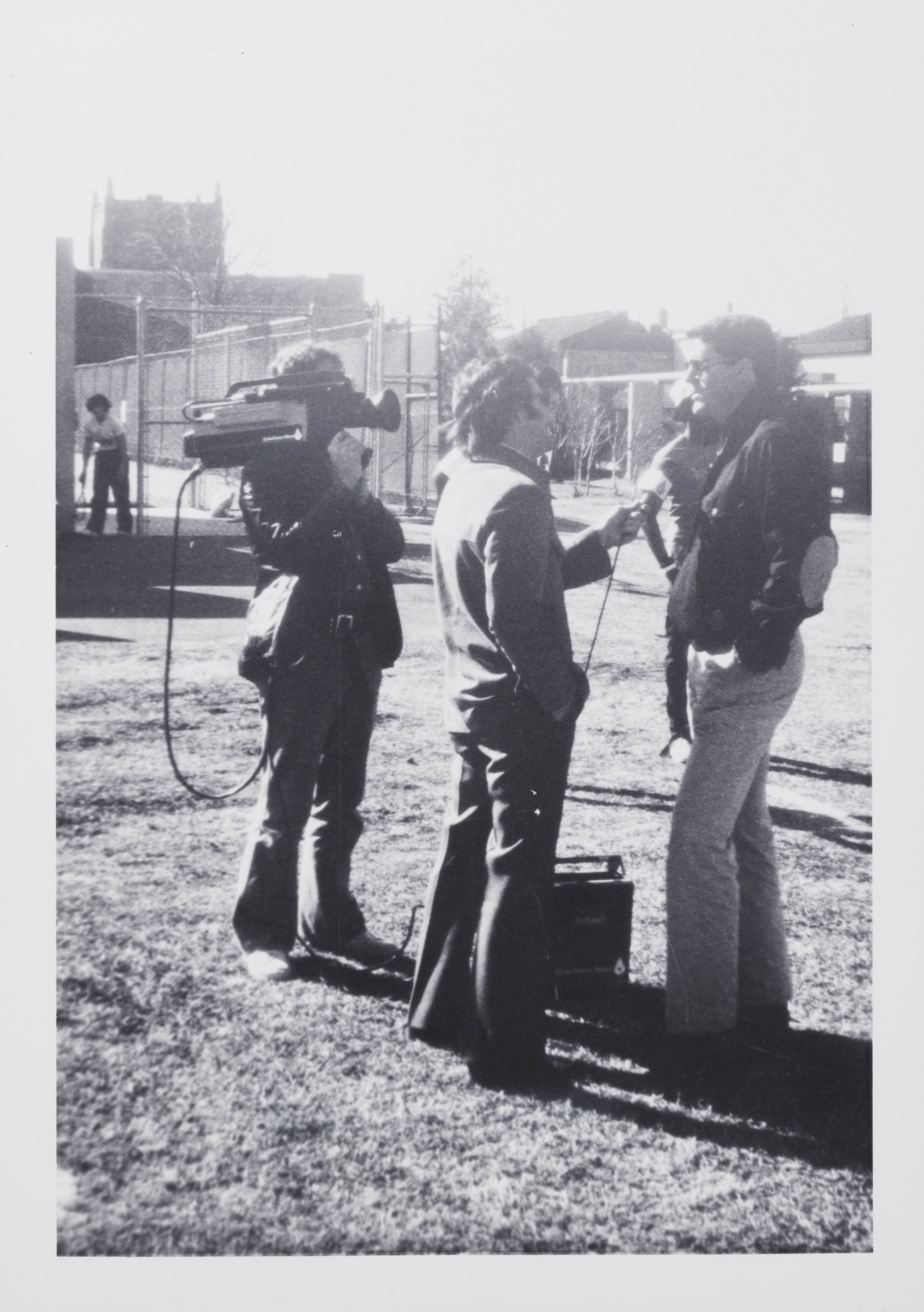 Randy Hughes Television Interview Photograph, 1979