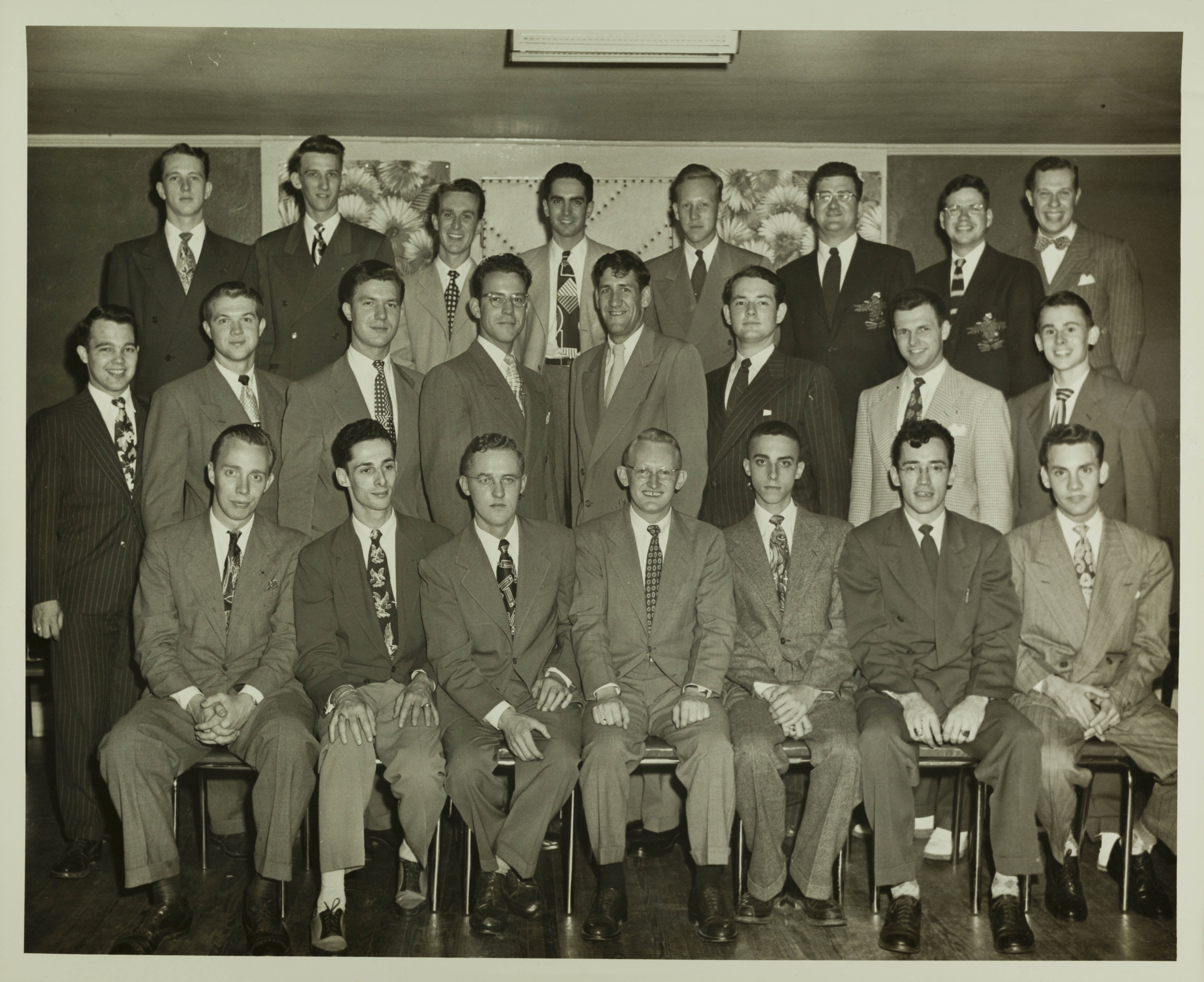 Delta Xi Chapter Charter Members and Installation Team Photograph, c. 1950