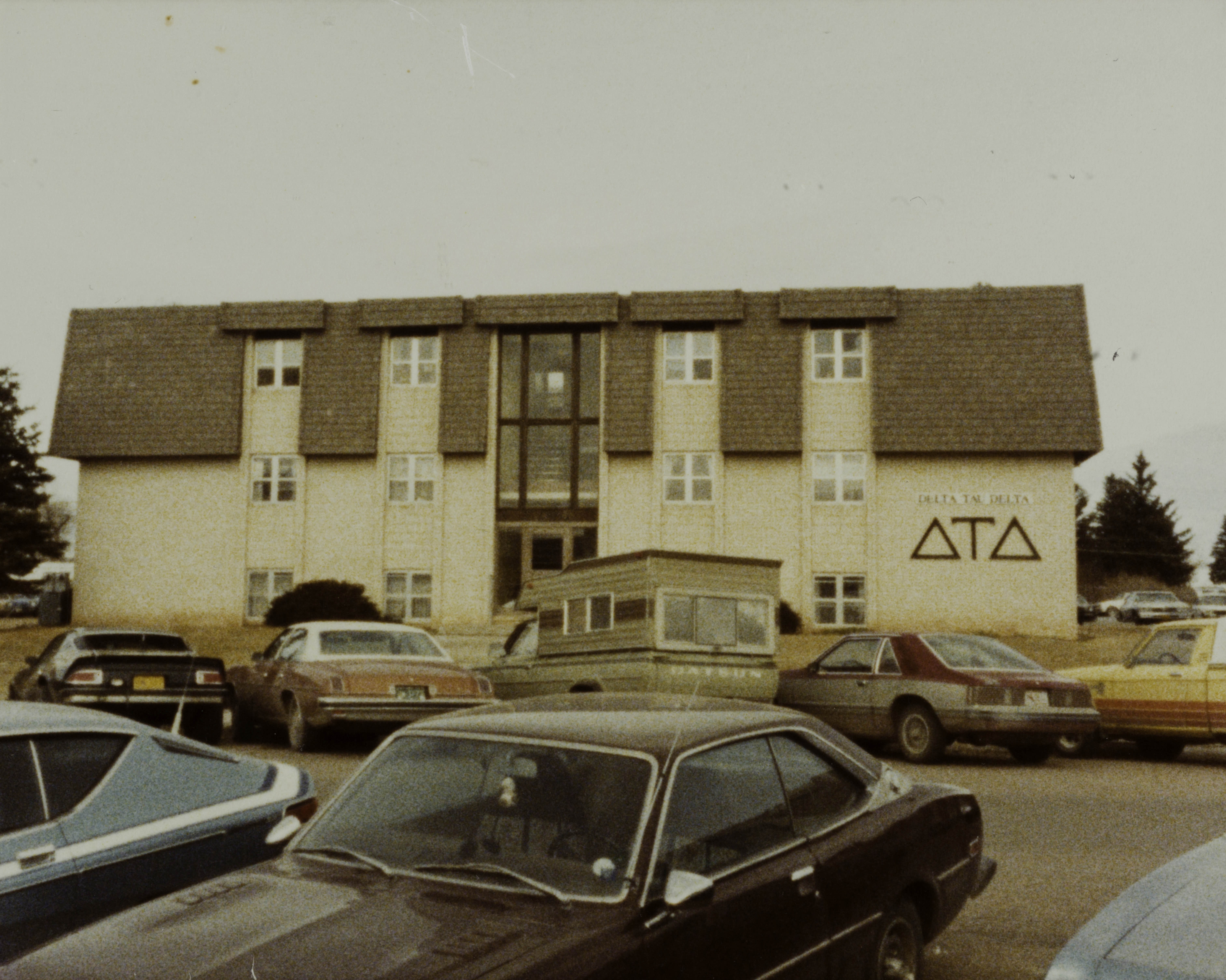 Delta Tau Delta Fraternity Laramie House Photograph, March 1983