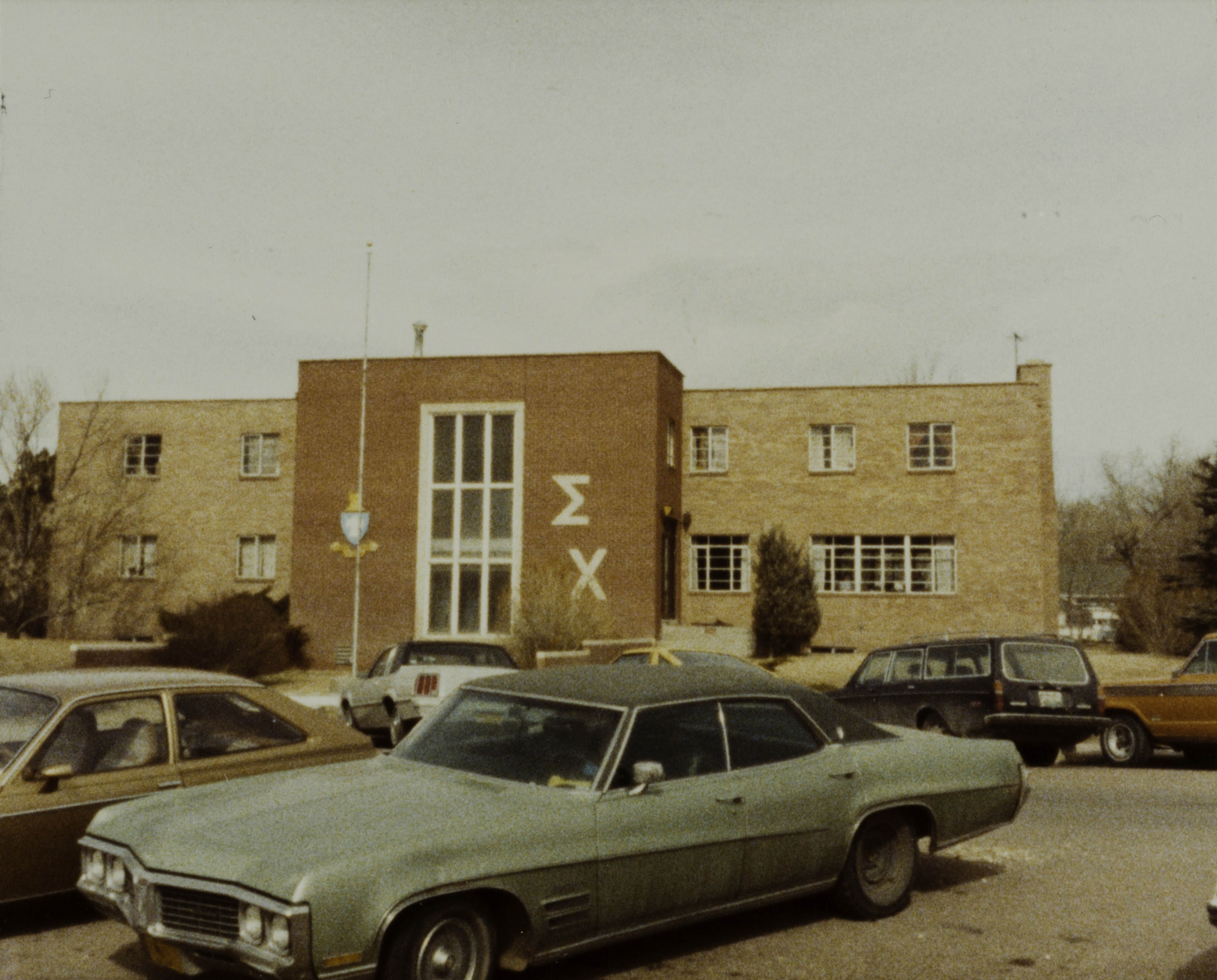 Sigma Chi Fraternity Laramie House Photograph, March 1983